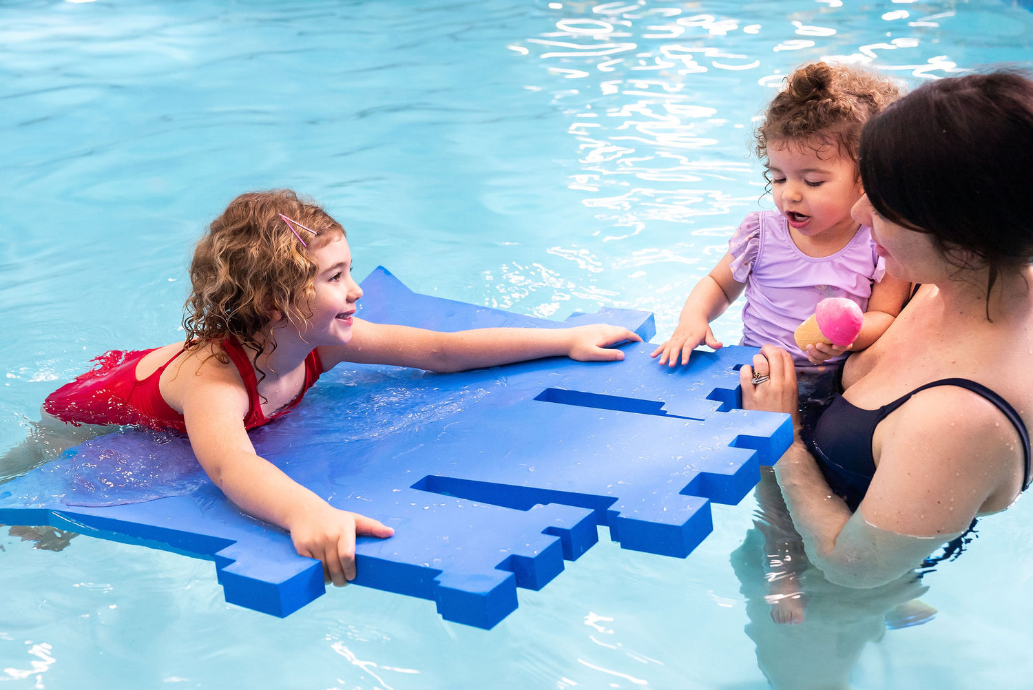 Poseidon’s Castle Foam Mat – Made in the USA – Safe, Fun Pool Play for Kids
