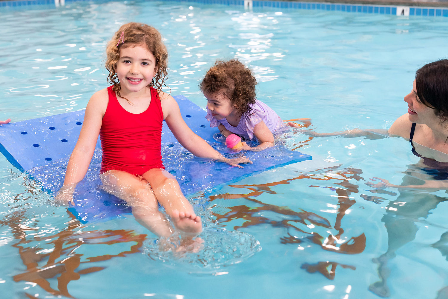 Swiss Cheese Foam Floating Mat – Made in the USA - Durable Swim Training Tool