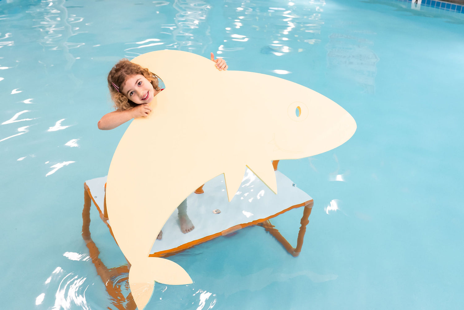 Max the Shark™ Foam Floating Mat – Made in the USA - Durable Swim Training Aid