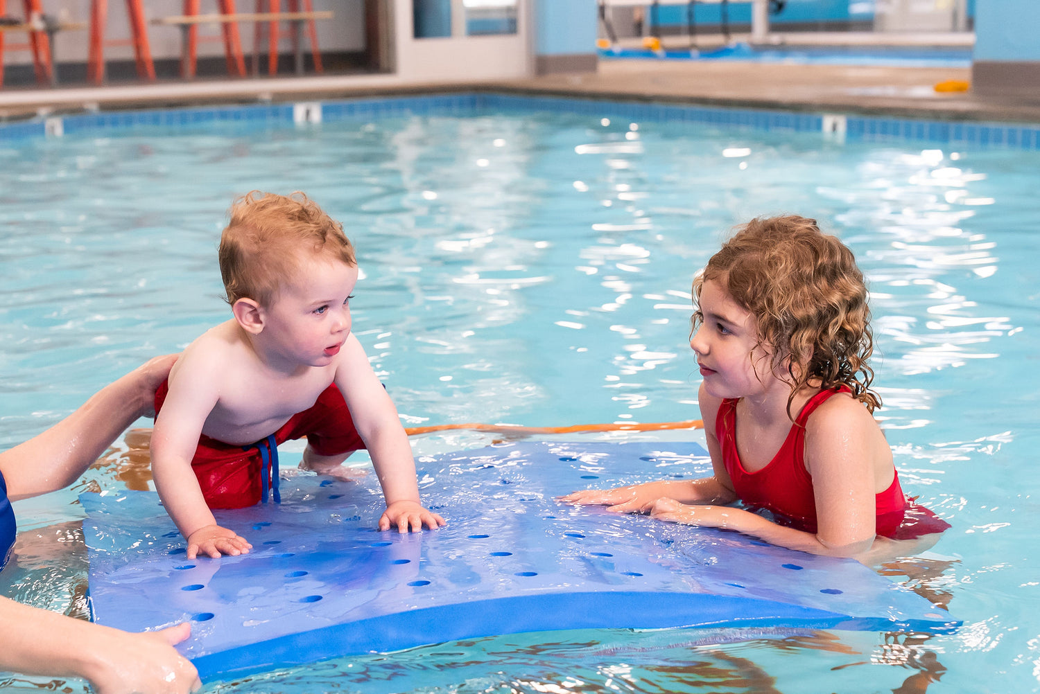 Swiss Cheese Foam Floating Mat – Made in the USA - Durable Swim Training Tool