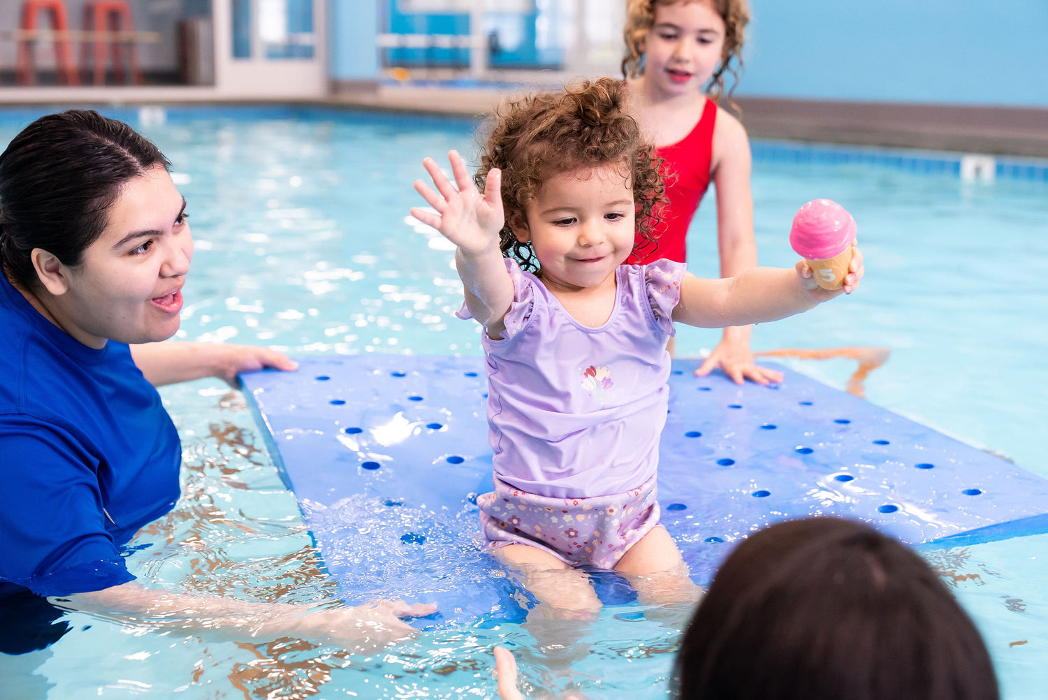 Swiss Cheese Foam Floating Mat – Made in the USA - Durable Swim Training Tool