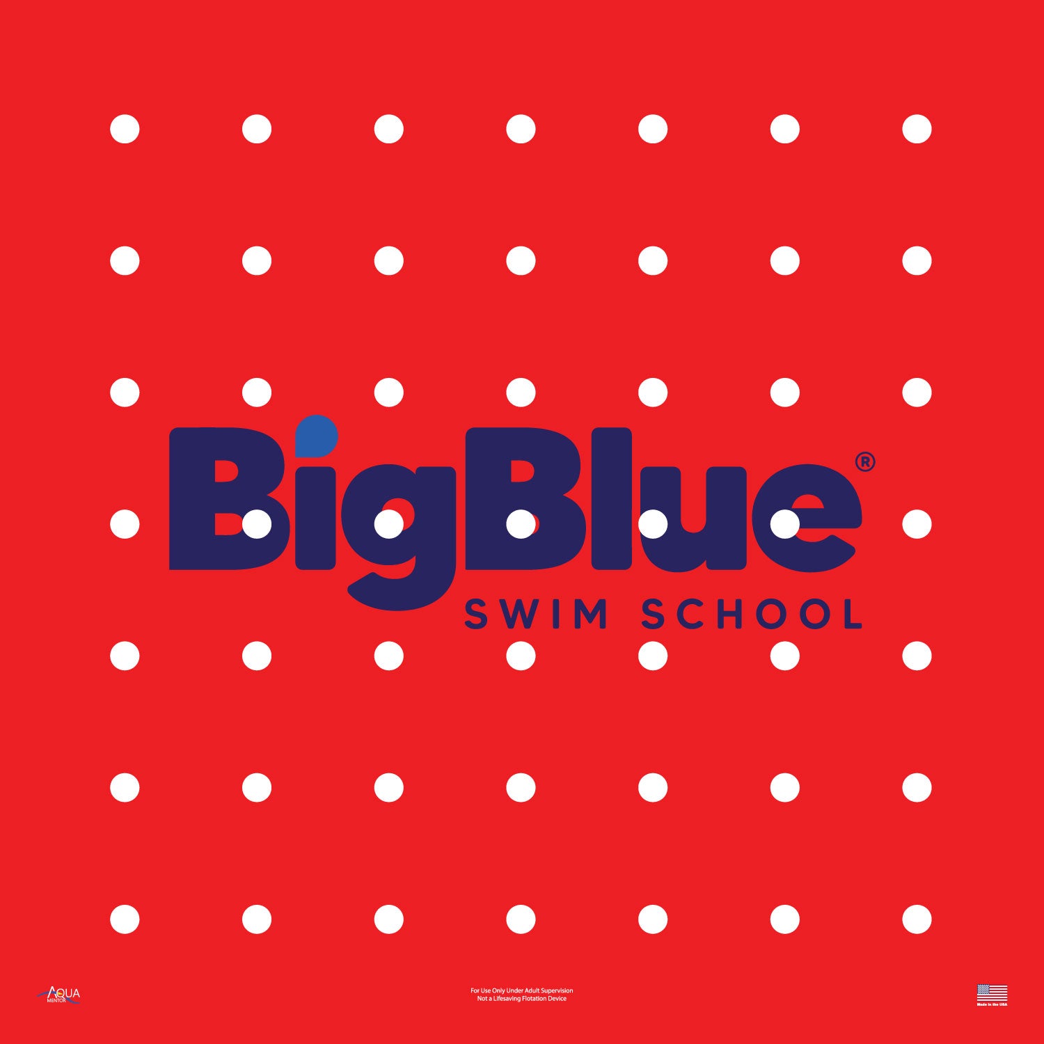 Big Blue Swim School - Swiss Cheese Foam Floating Mat 36