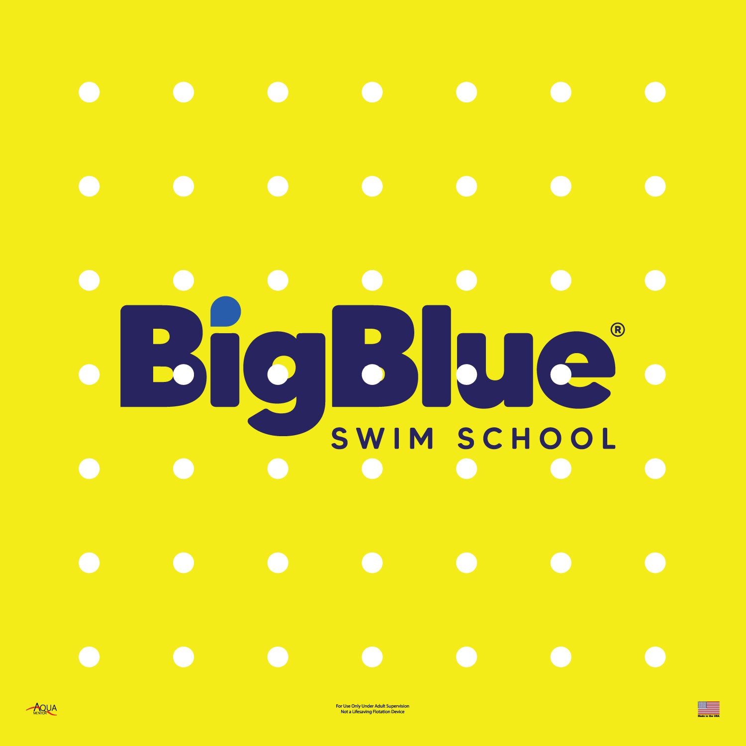 Big Blue Swim School - Swiss Cheese Foam Floating Mat 36