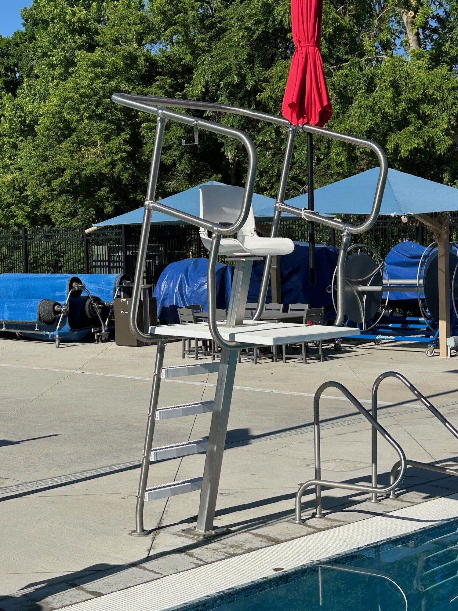Hyalite Permanent Lifeguard Chair from Aquamentor