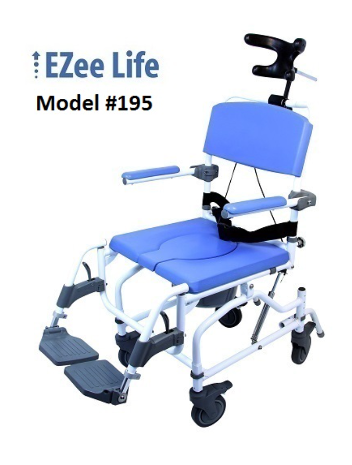 Tilt Rehab Shower Commode