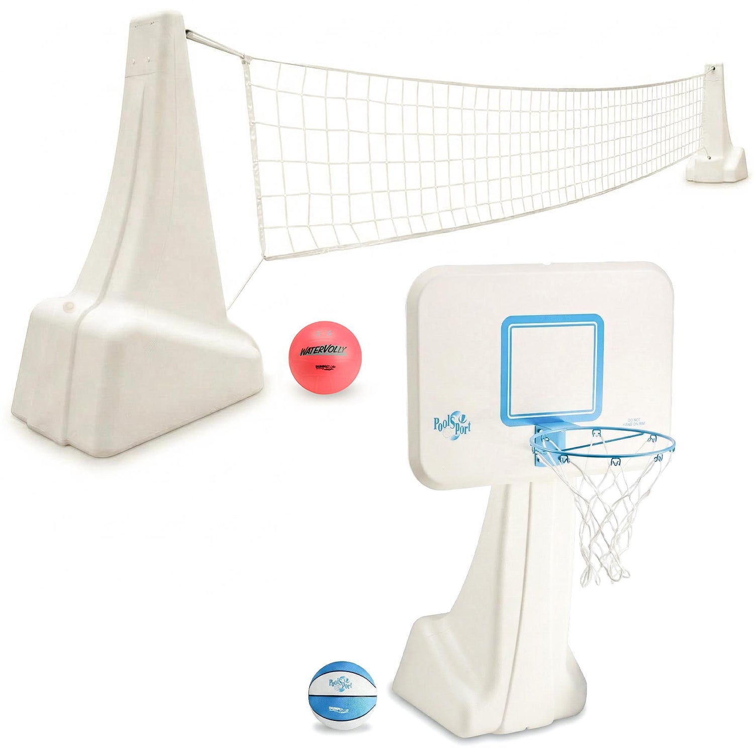 PoolSport Basketball and Volleyball Combo