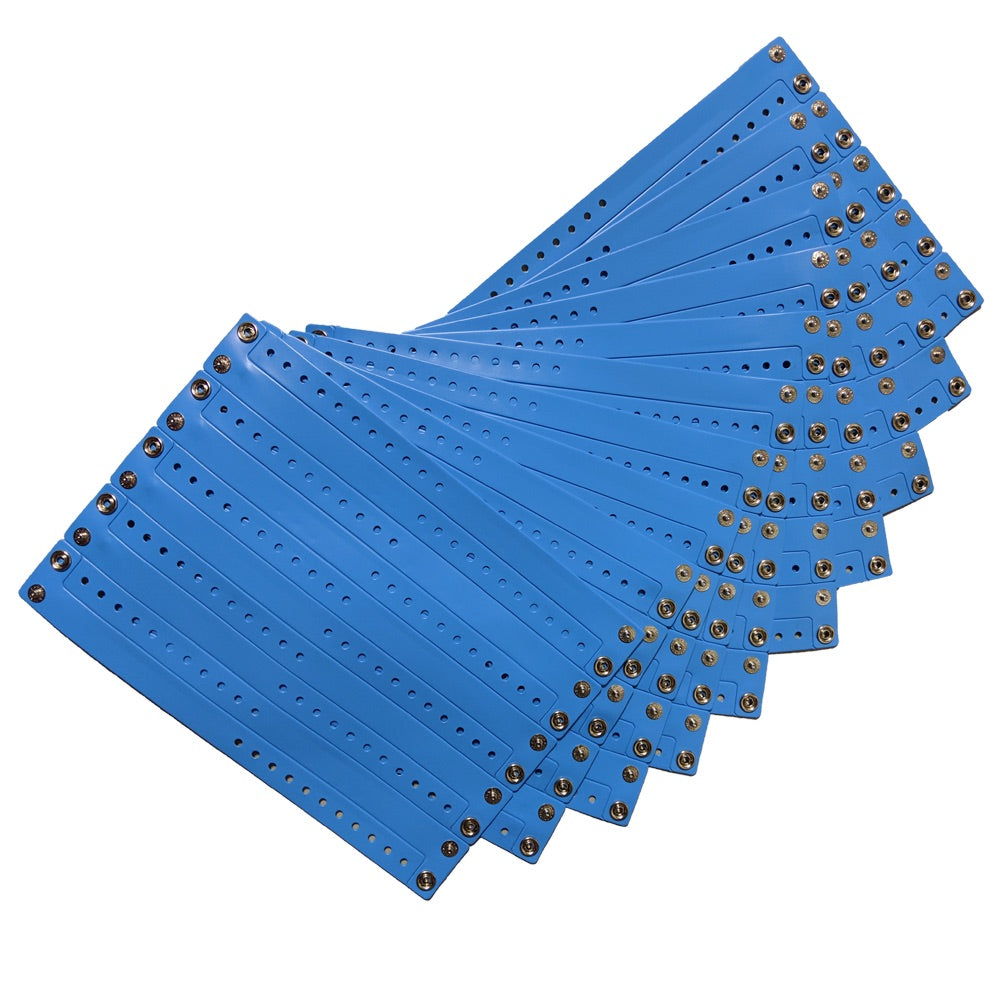 Aquamentor Reusable Vinyl Wristbands - Durable, Long-Lasting - 100/pk