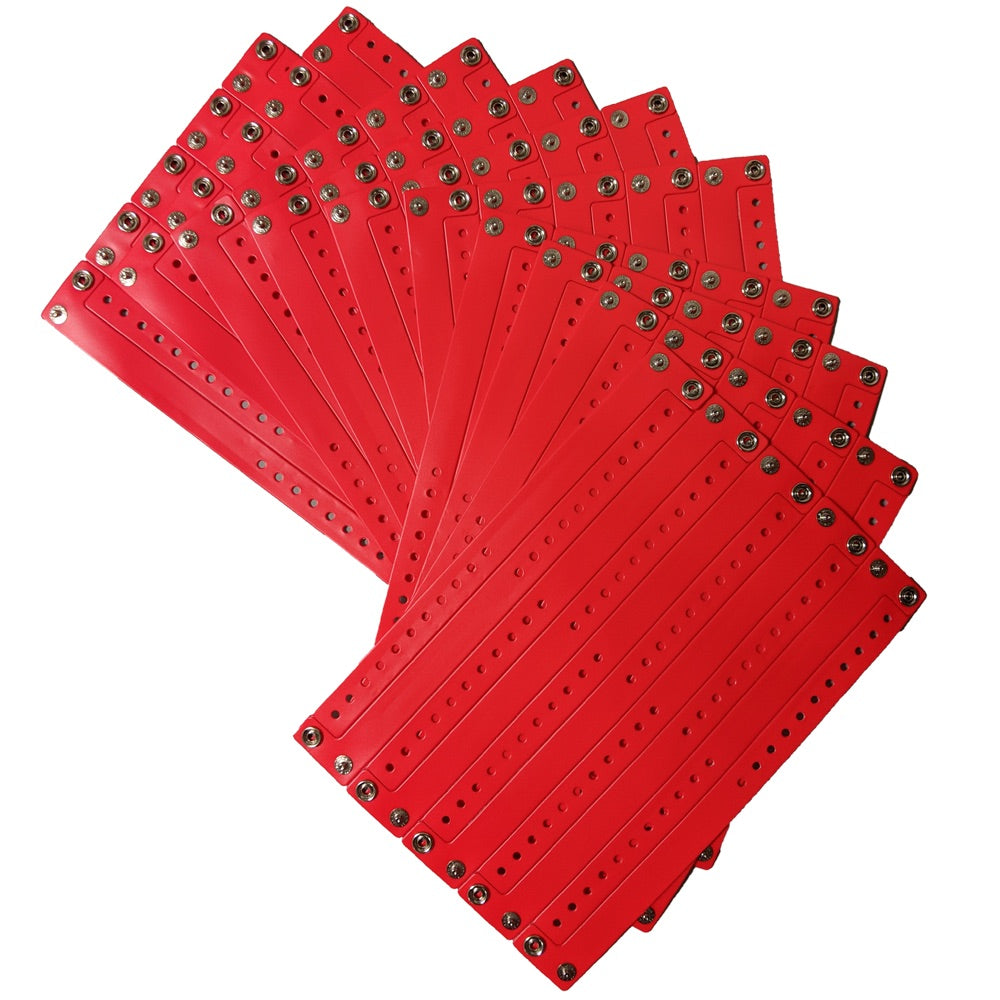 Aquamentor Reusable Vinyl Wristbands - Durable, Long-Lasting - 100/pk