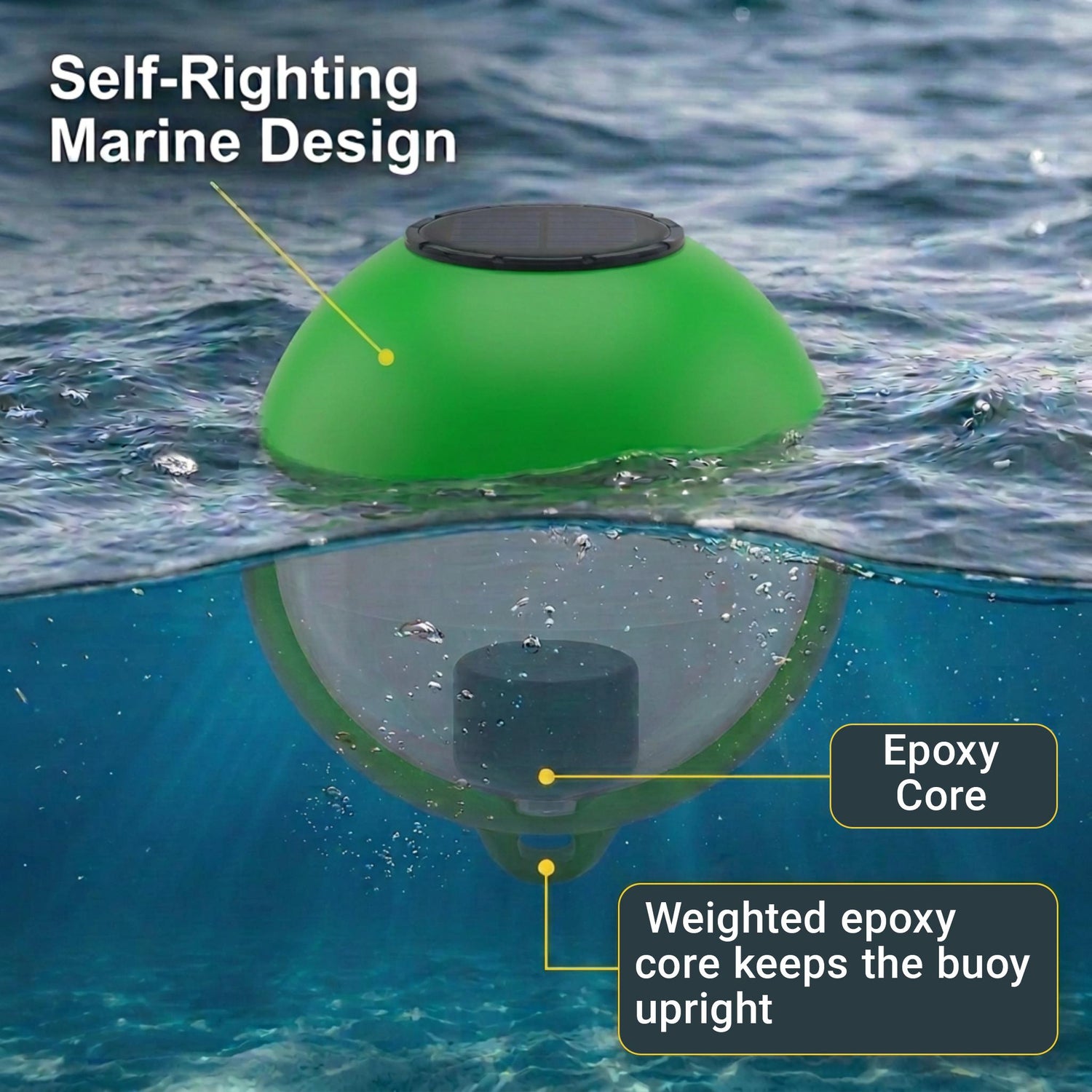 Solar Powered Self-Illuminating Buoy With Light Engine - 14