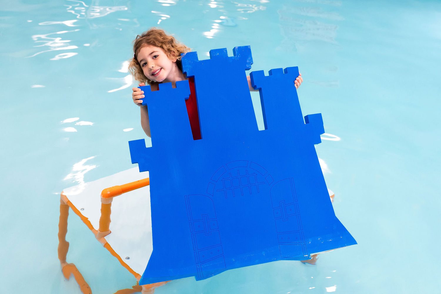 Poseidon’s Castle Foam Mat – Made in the USA – Safe, Fun Pool Play for Kids