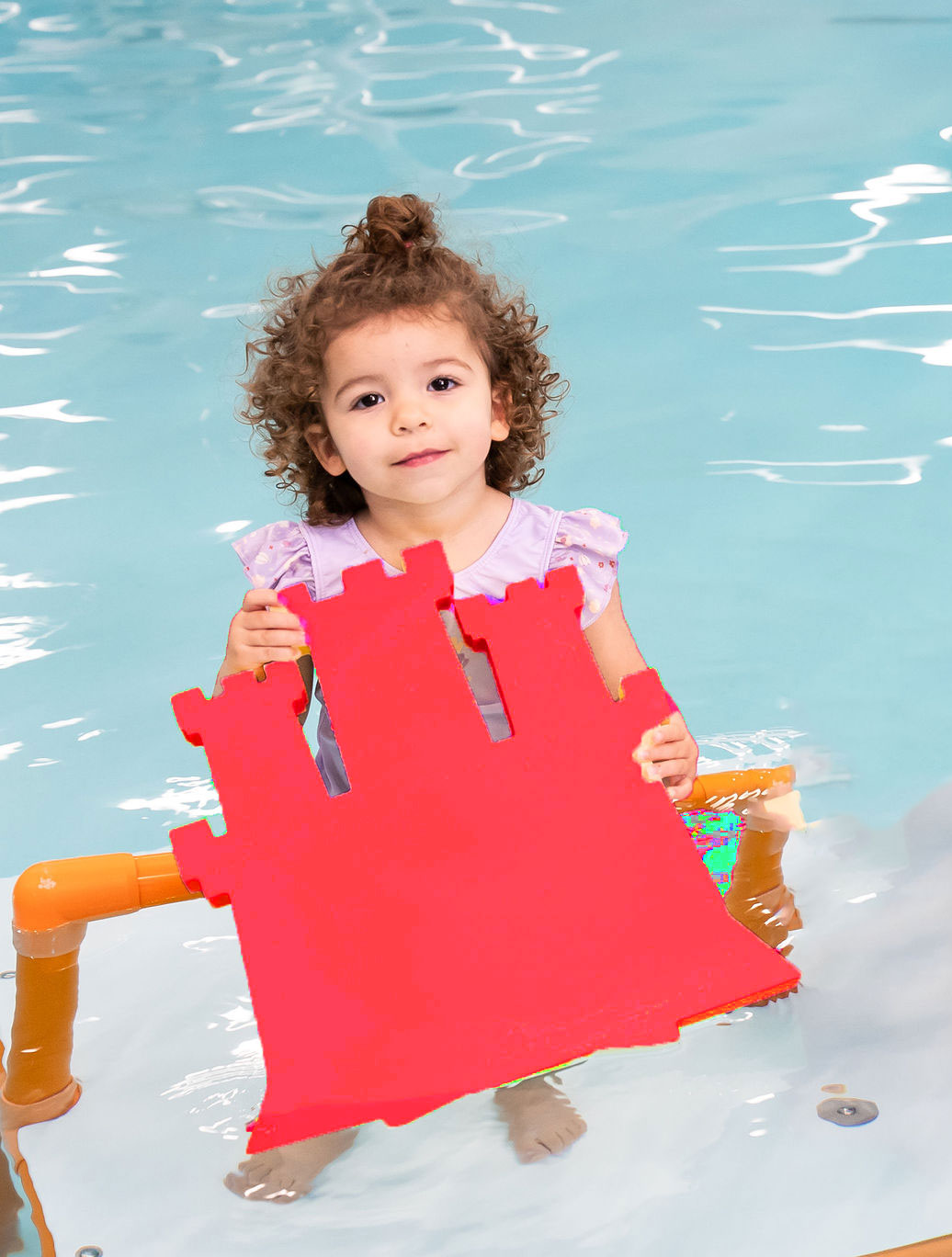 Poseidon’s Castle Foam Mat – Made in the USA – Safe, Fun Pool Play for Kids