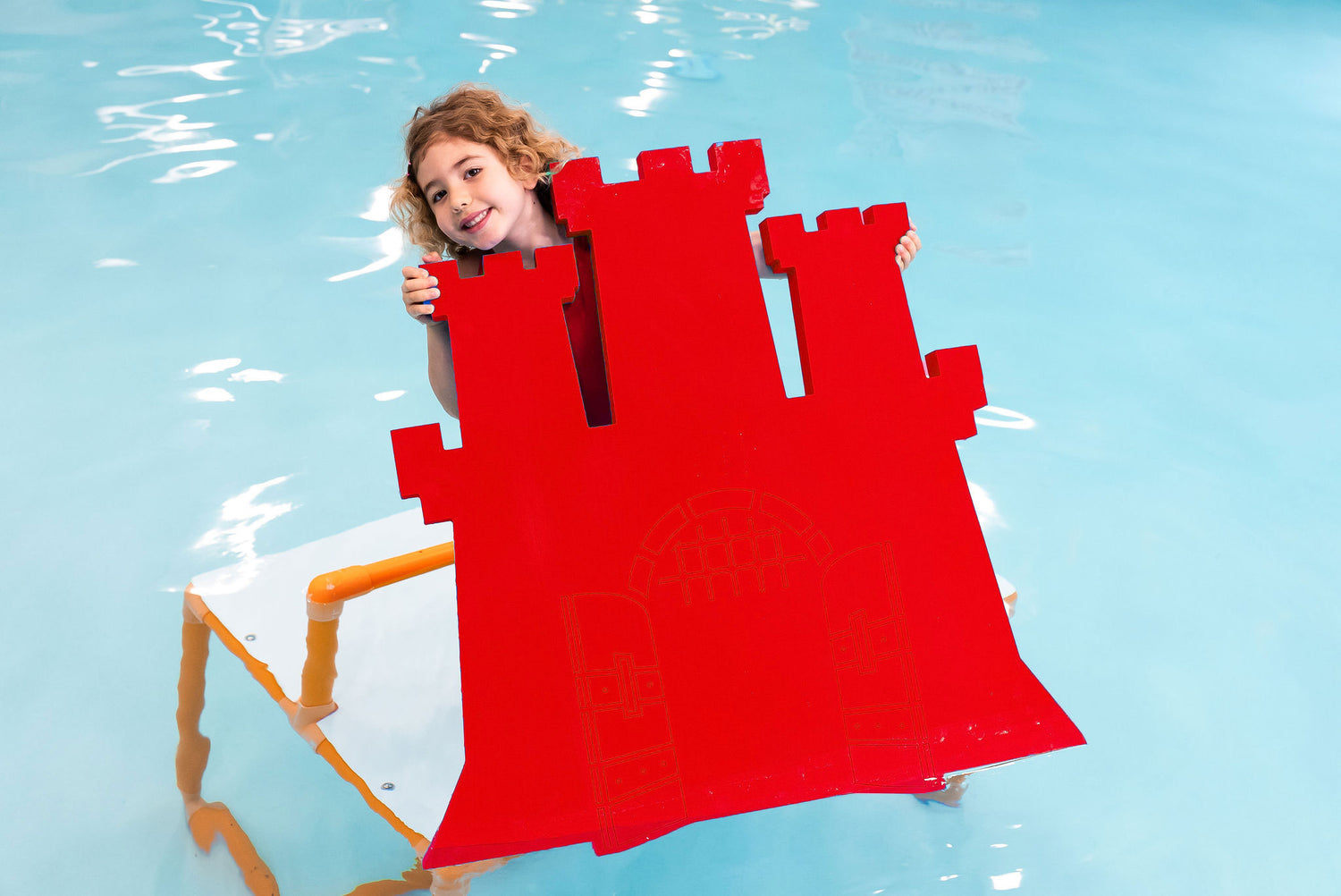 Poseidon’s Castle Foam Mat – Made in the USA – Safe, Fun Pool Play for Kids
