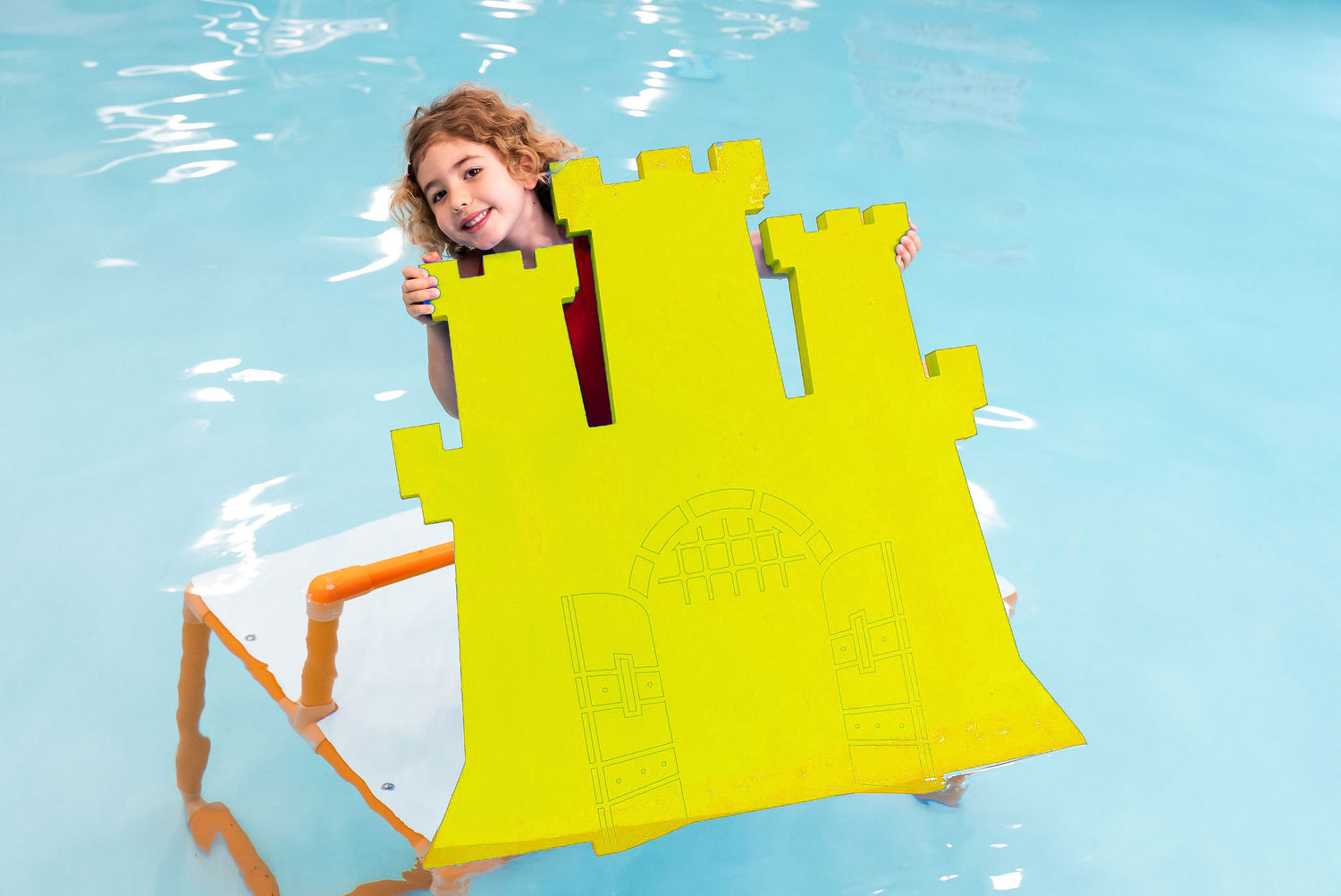Poseidon’s Castle Foam Mat – Made in the USA – Safe, Fun Pool Play for Kids