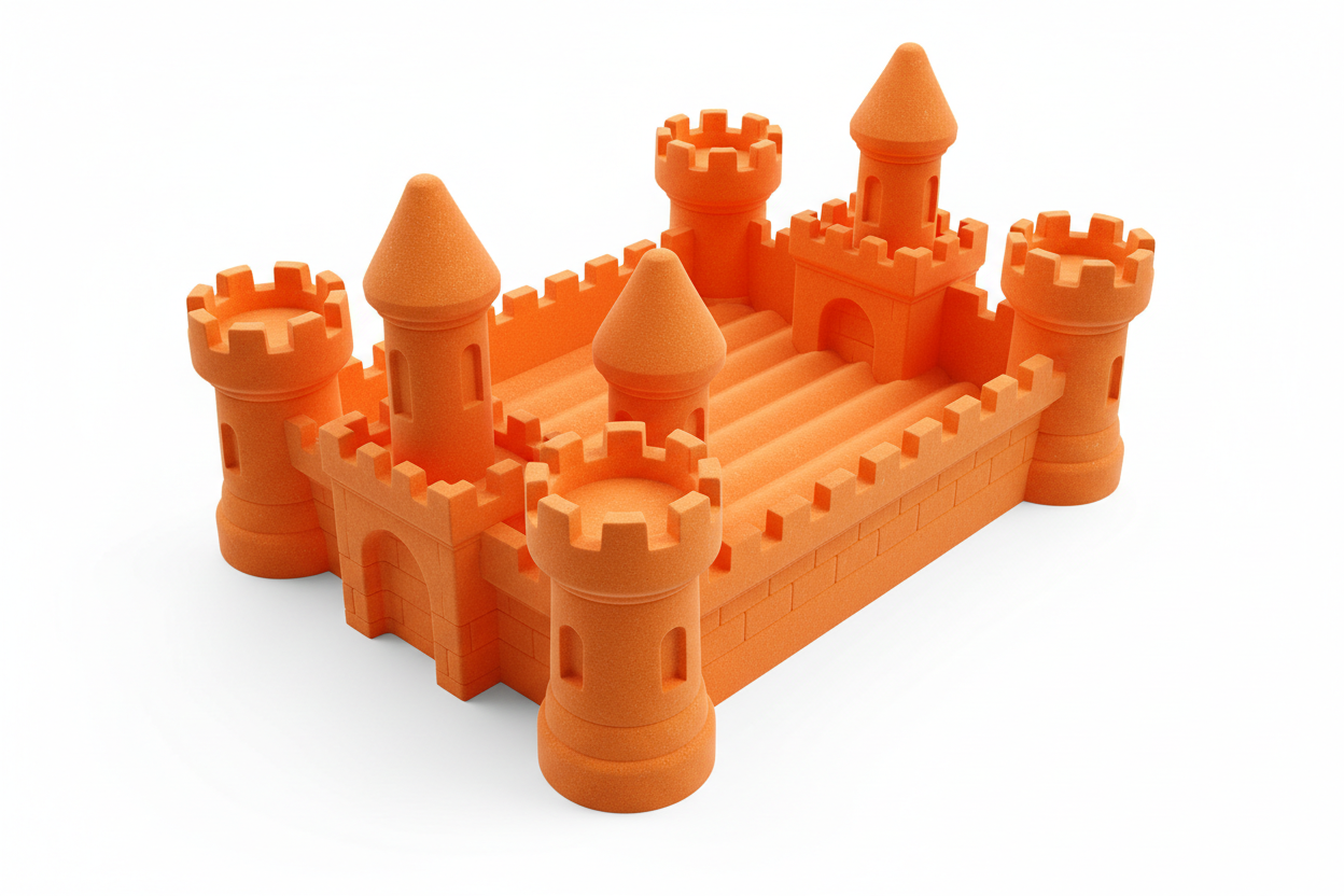 Poseidon’s Castle Foam Floating Mat – Made in the USA – Safe, Fun Pool Play for Kids