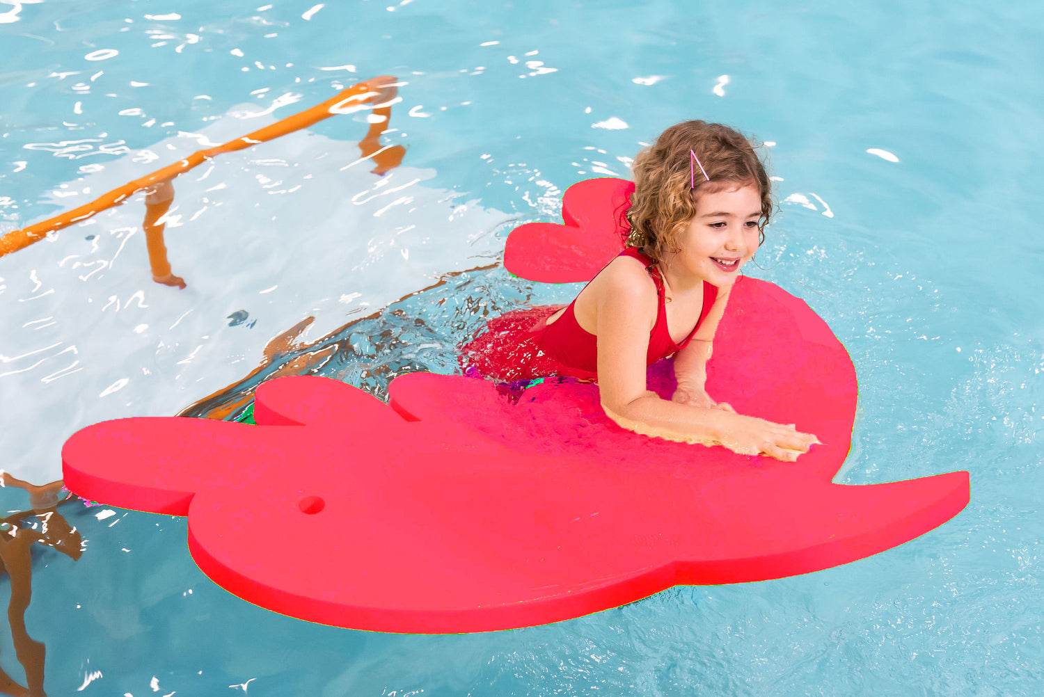 Dan the Dolphin™ Foam Floating Mat – Made in the USA - Durable Swim Training Tool