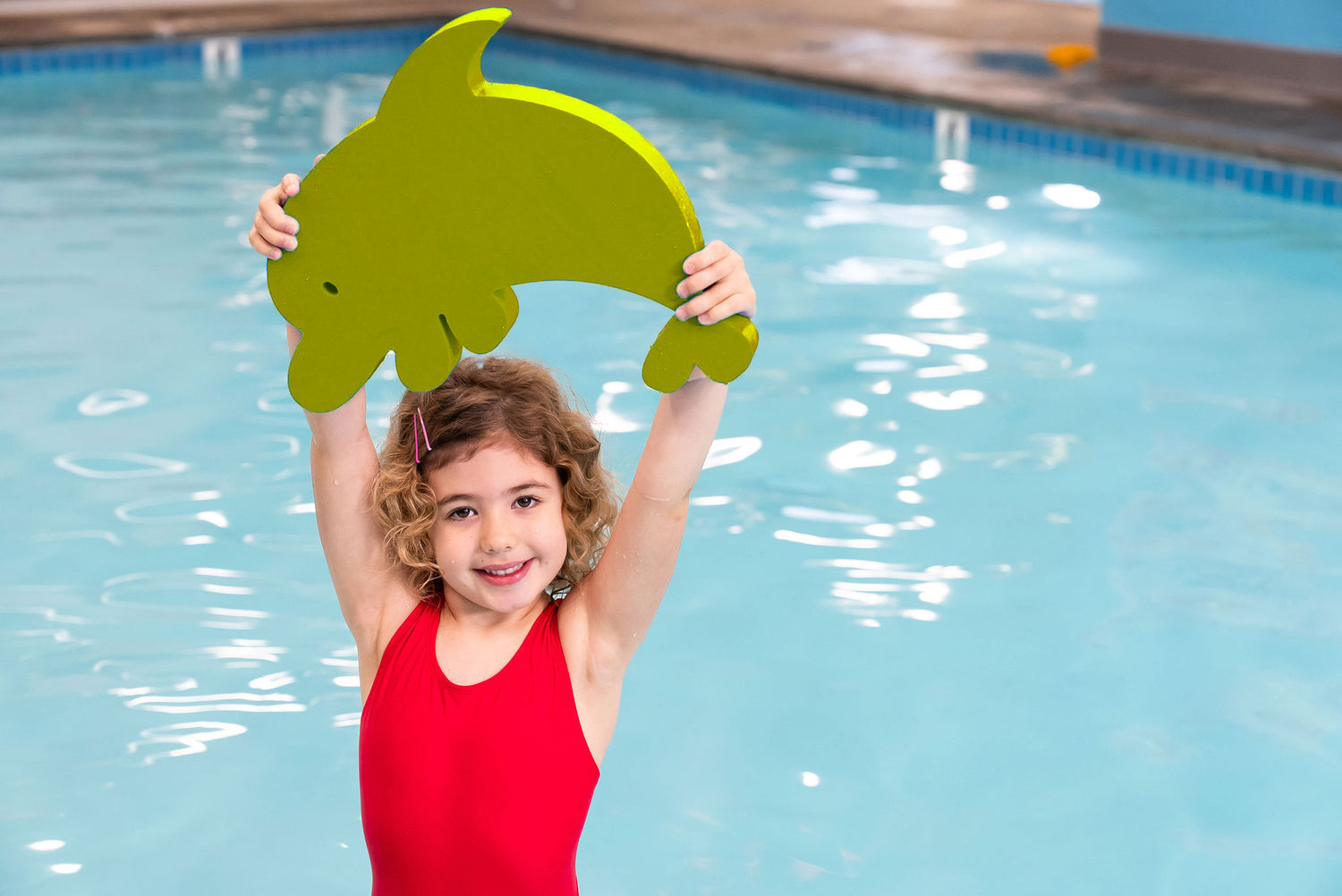 Dan the Dolphin™ Foam Floating Mat – Made in the USA - Durable Swim Training Tool
