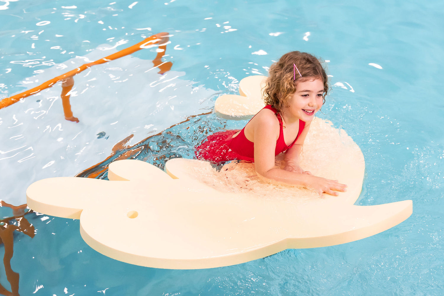 Dan the Dolphin™ Foam Floating Mat – Made in the USA - Durable Swim Training Tool