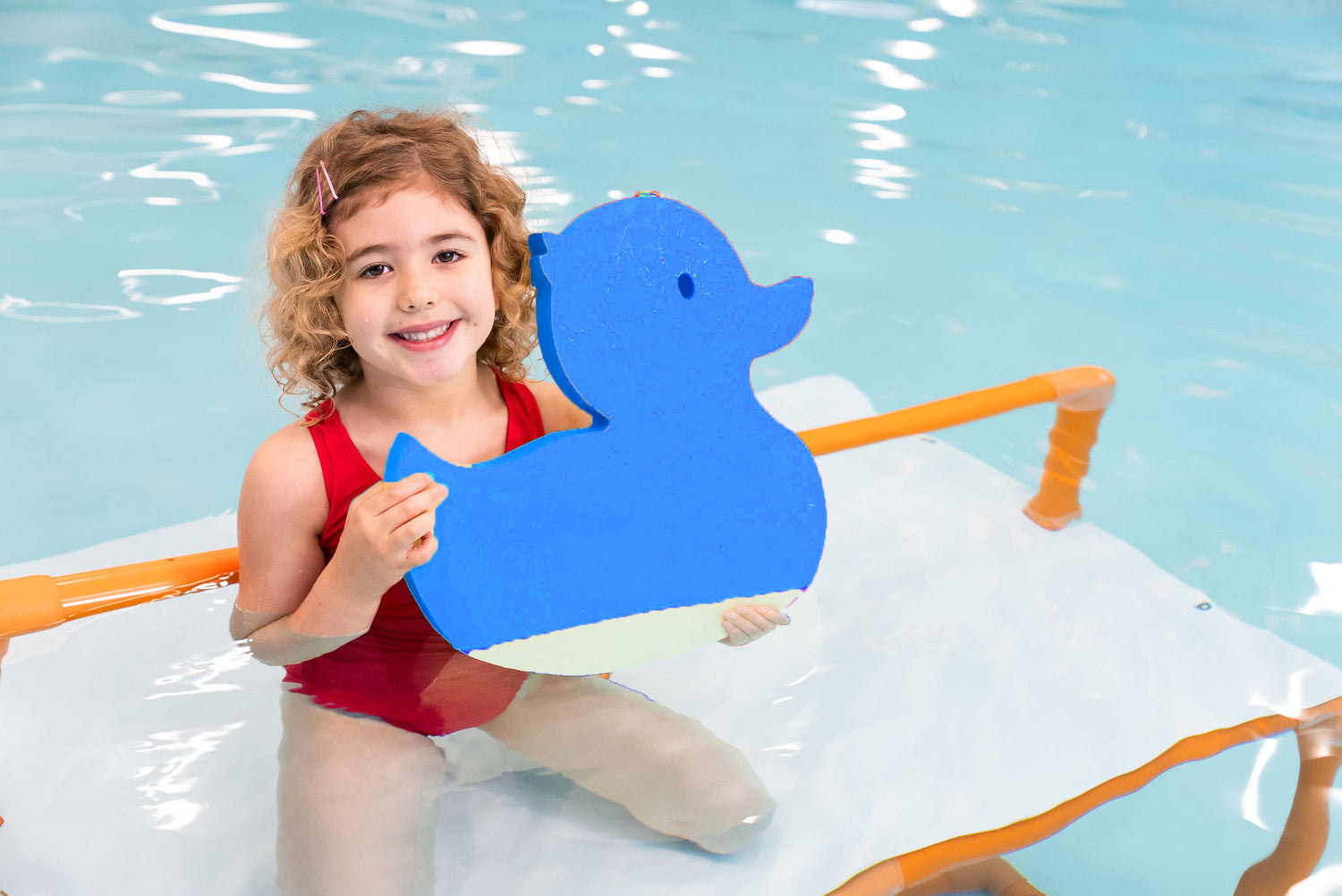 Michelle the Duck™ Foam Mat – Made in the USA – Playful, Durable Pool Float