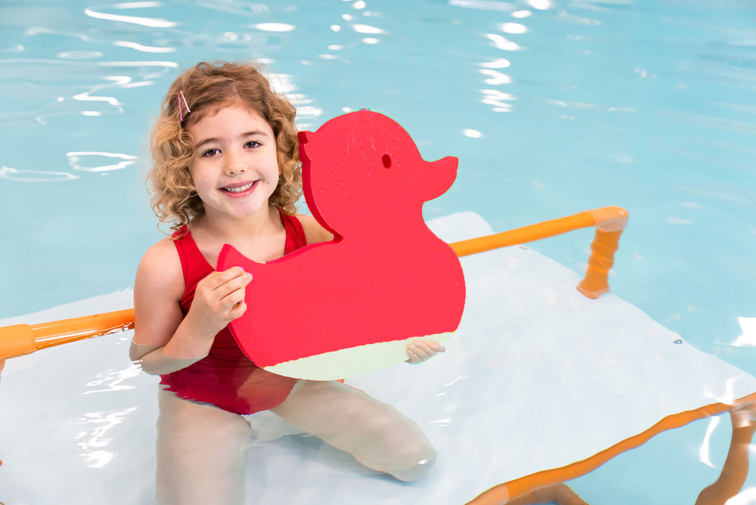 Michelle the Duck™ Foam Mat – Made in the USA – Playful, Durable Pool Float