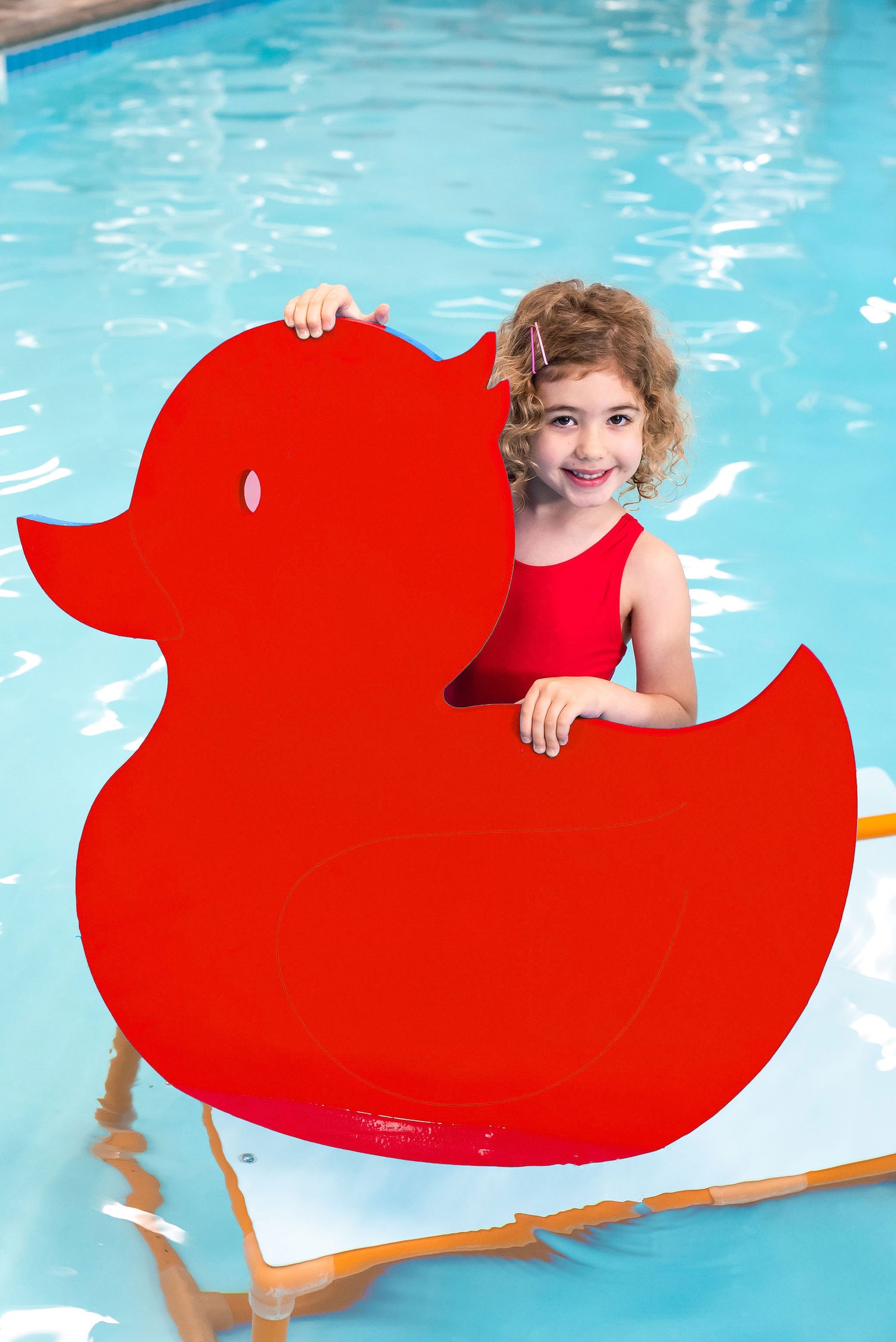 Michelle the Duck™ Foam Mat – Made in the USA – Playful, Durable Pool Float