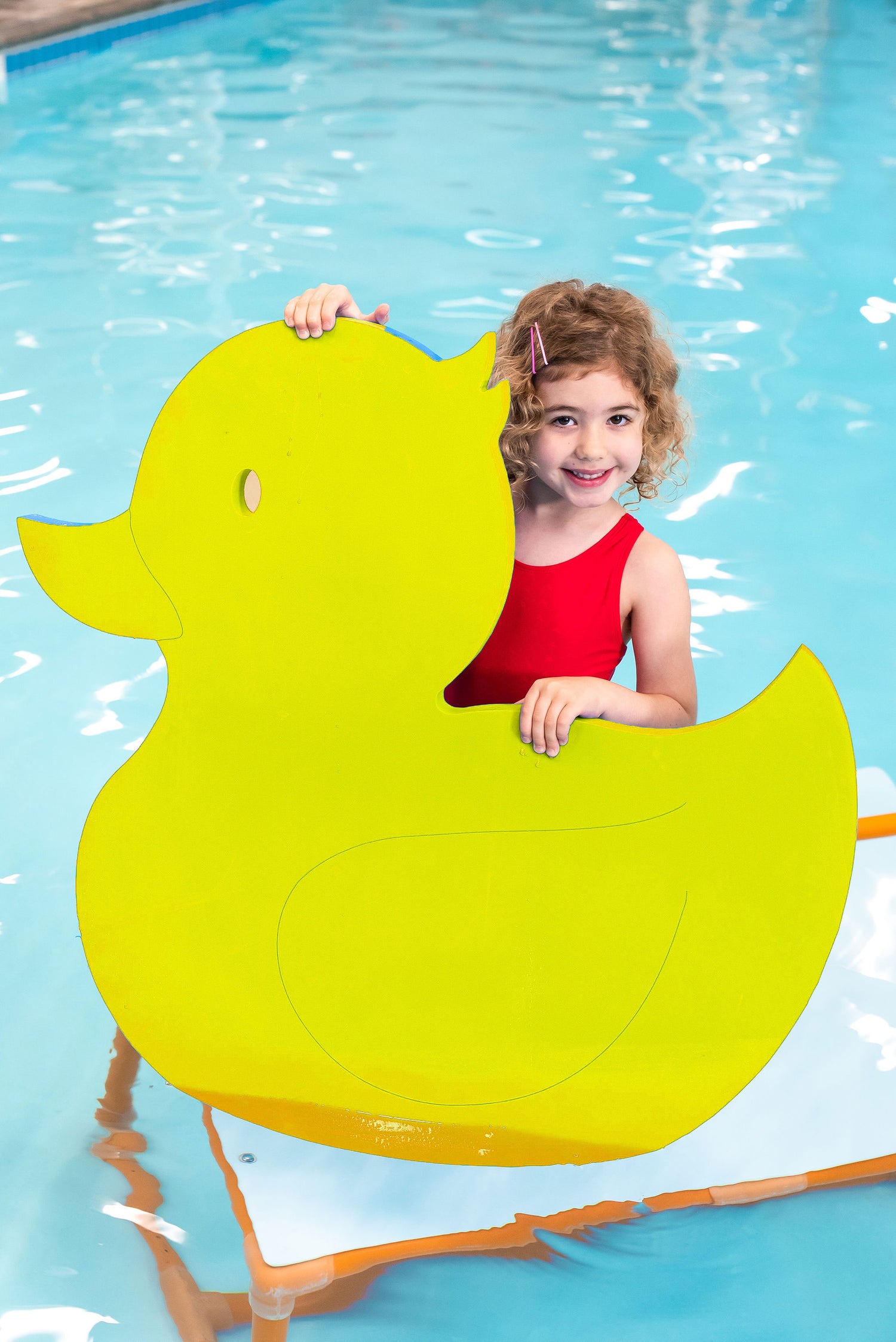 Michelle the Duck™ Foam Mat – Made in the USA – Playful, Durable Pool Float