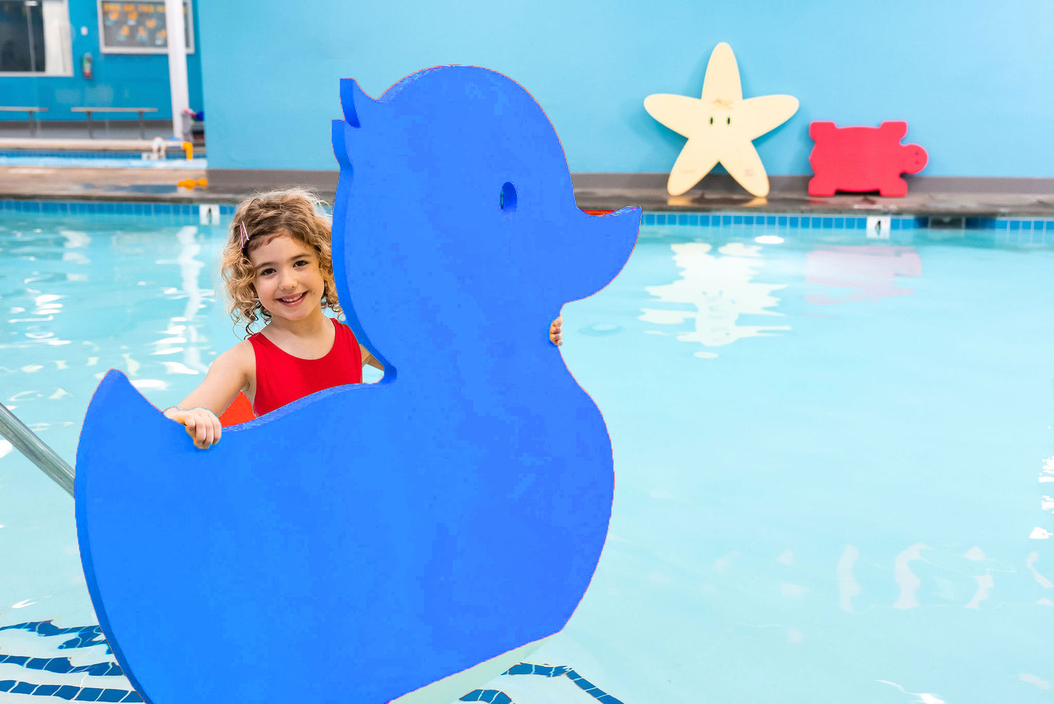 Michelle the Duck™ Foam Mat – Made in the USA – Playful, Durable Pool Float