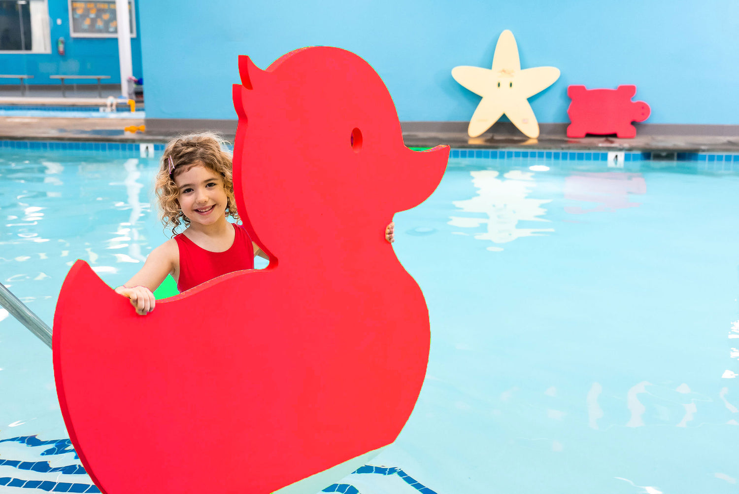 Michelle the Duck™ Foam Mat – Made in the USA – Playful, Durable Pool Float