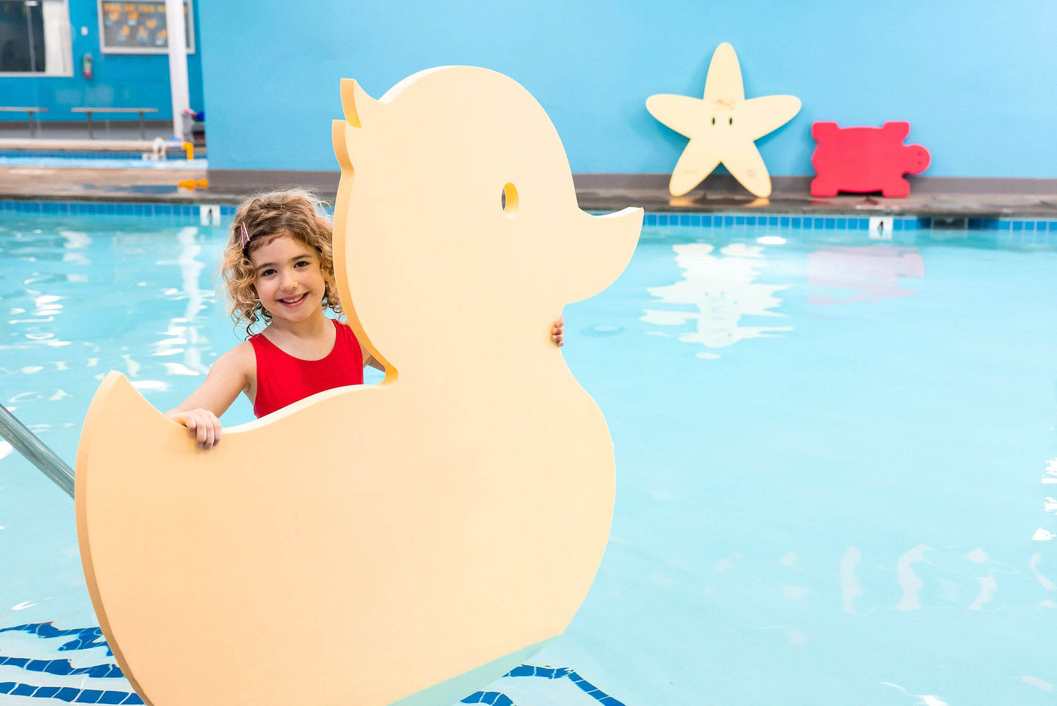Michelle the Duck™ Foam Mat – Made in the USA – Playful, Durable Pool Float