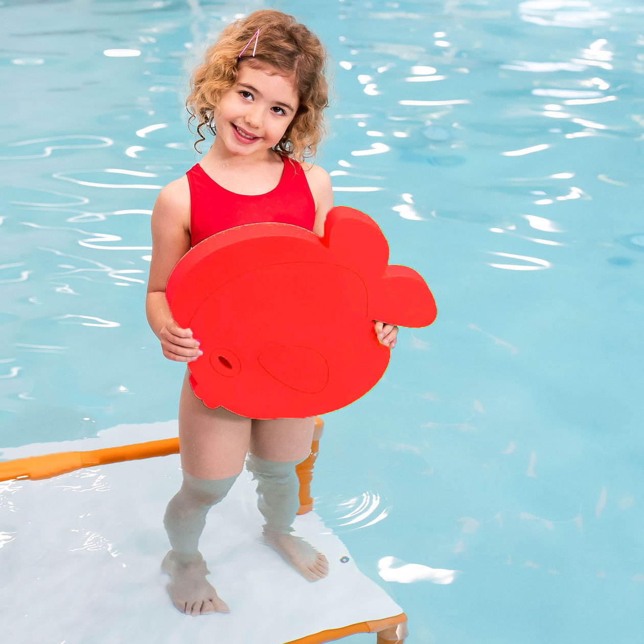 Frank the Fish™ Foam Floating Mat – Made in the USA - Durable Swim Training Tool