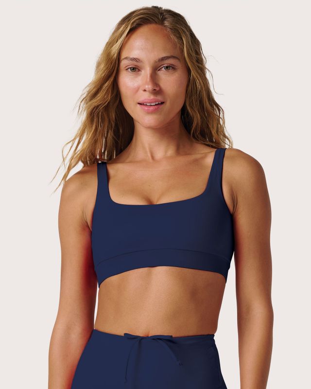 Hermosa Bikini Top - Navy