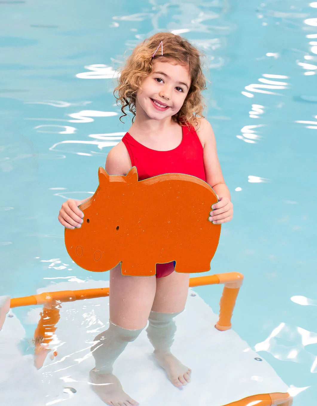 Hank the Hippo Foam Floating Mat – Made in the USA - Durable Swim Training Aid — view 25
