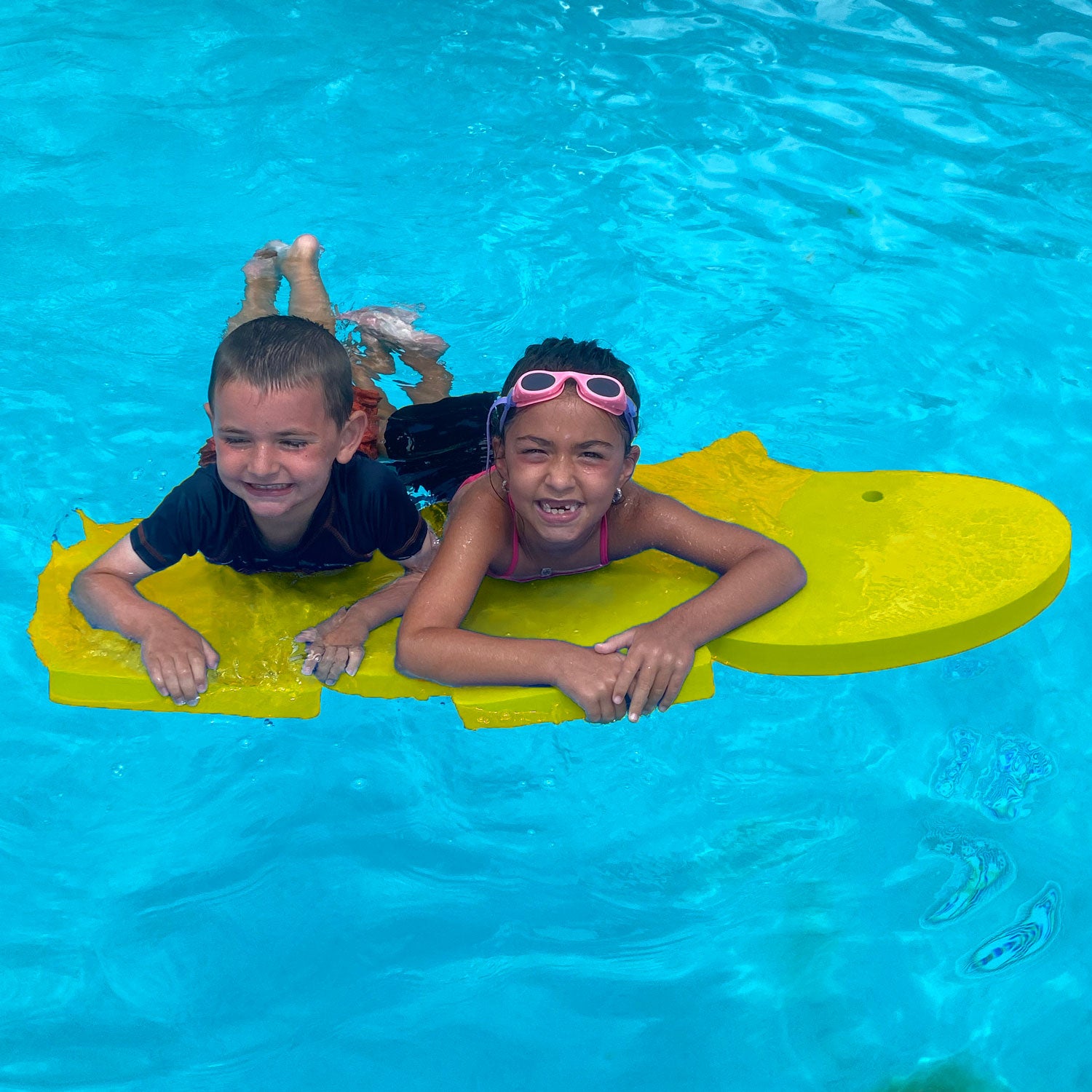 Hank the Hippo™ Foam Floating Mat – Made in the USA - Durable Swim Training Aid