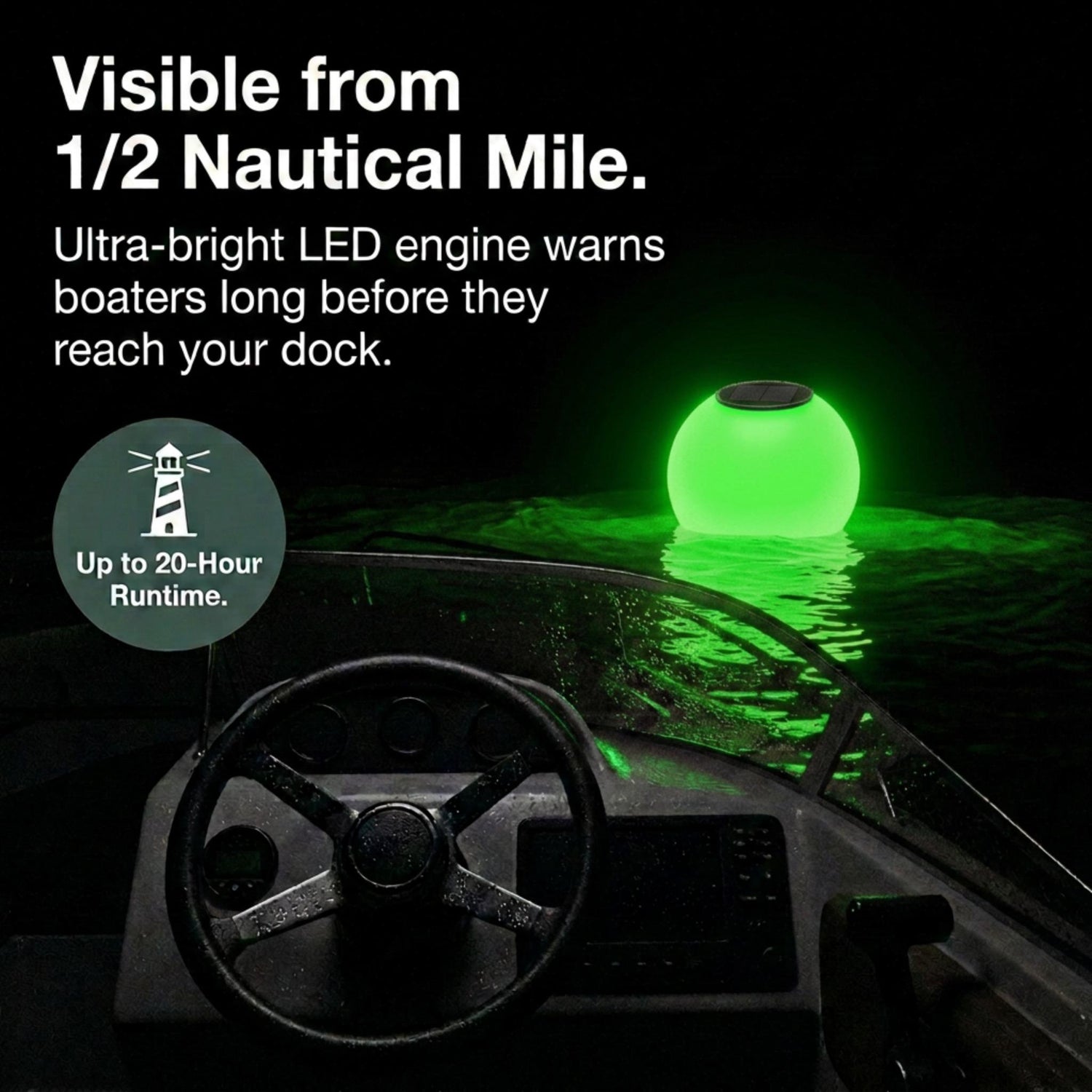 Solar Powered Self-Illuminating Buoy With Light Engine - 14