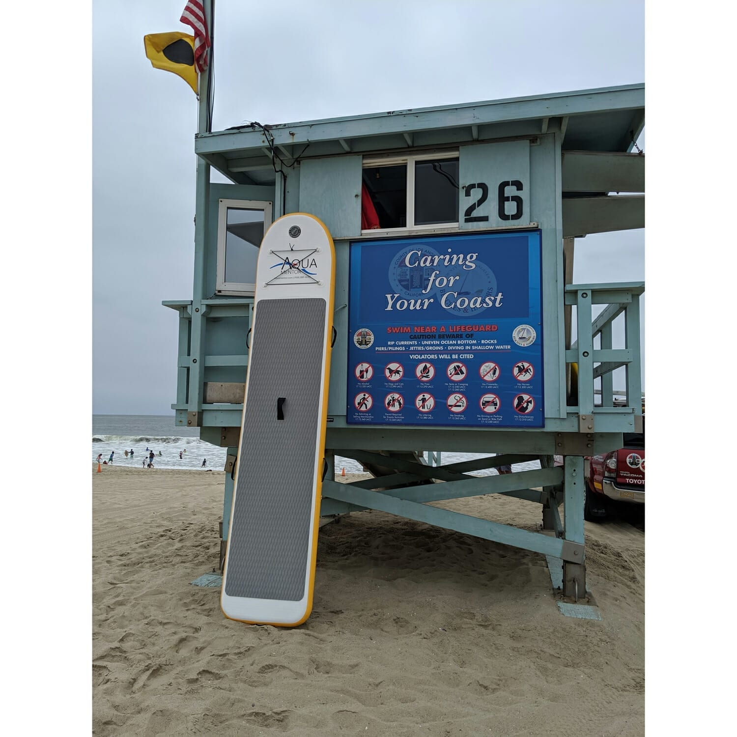 Aquamentor Inflatable Lifeguard Rescue/Paddleboard