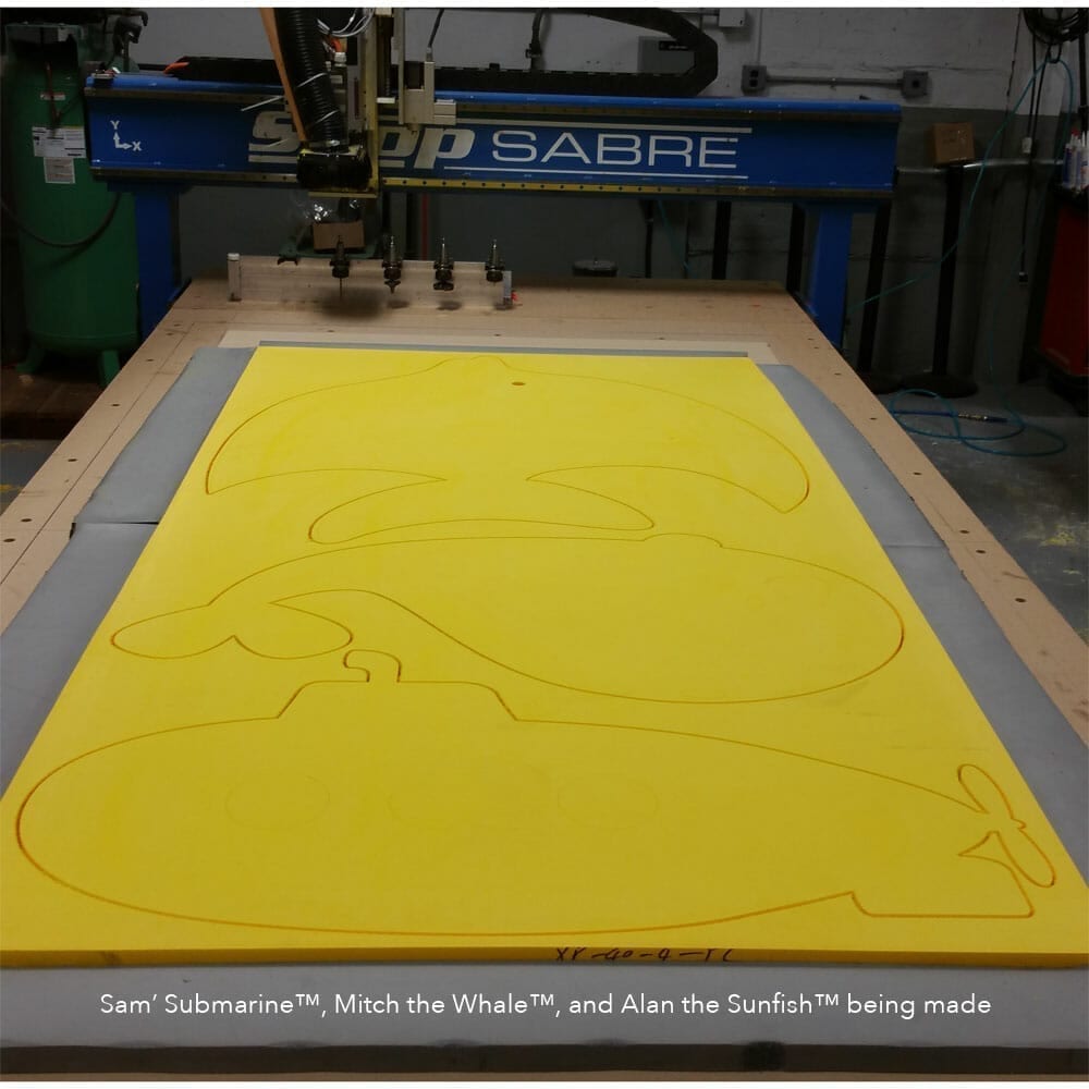 Big Blue Swim School - Swiss Cheese Foam Floating Mat 36