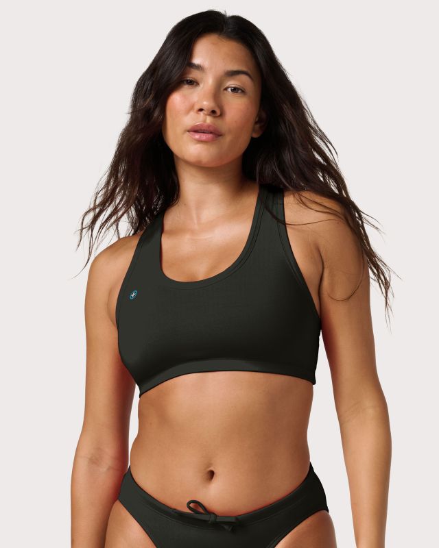 Racer Elite Bikini Top - Black