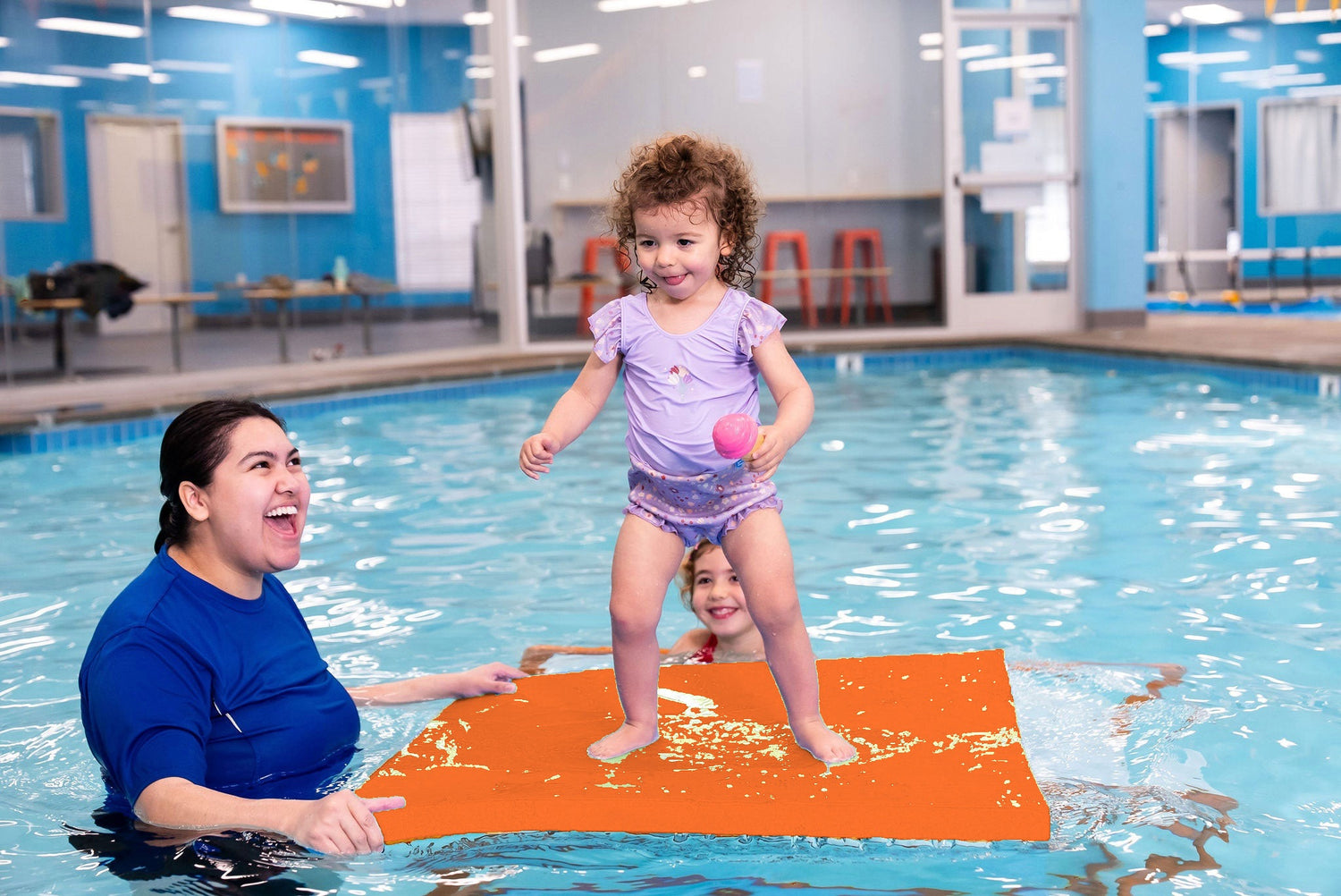Rectangular Foam Floating Mat - Made in the USA - Durable Swim Training Aid