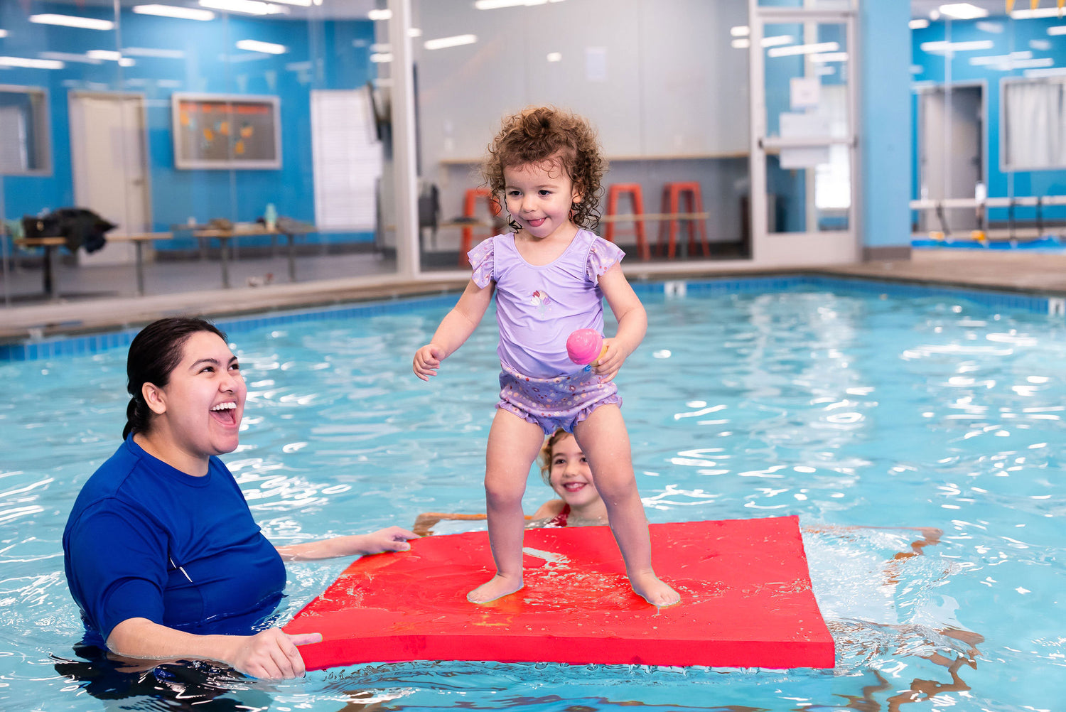 Aquamentor Rectangular Foam Floating Mat - Made in the USA - Durable Swim Training Aid