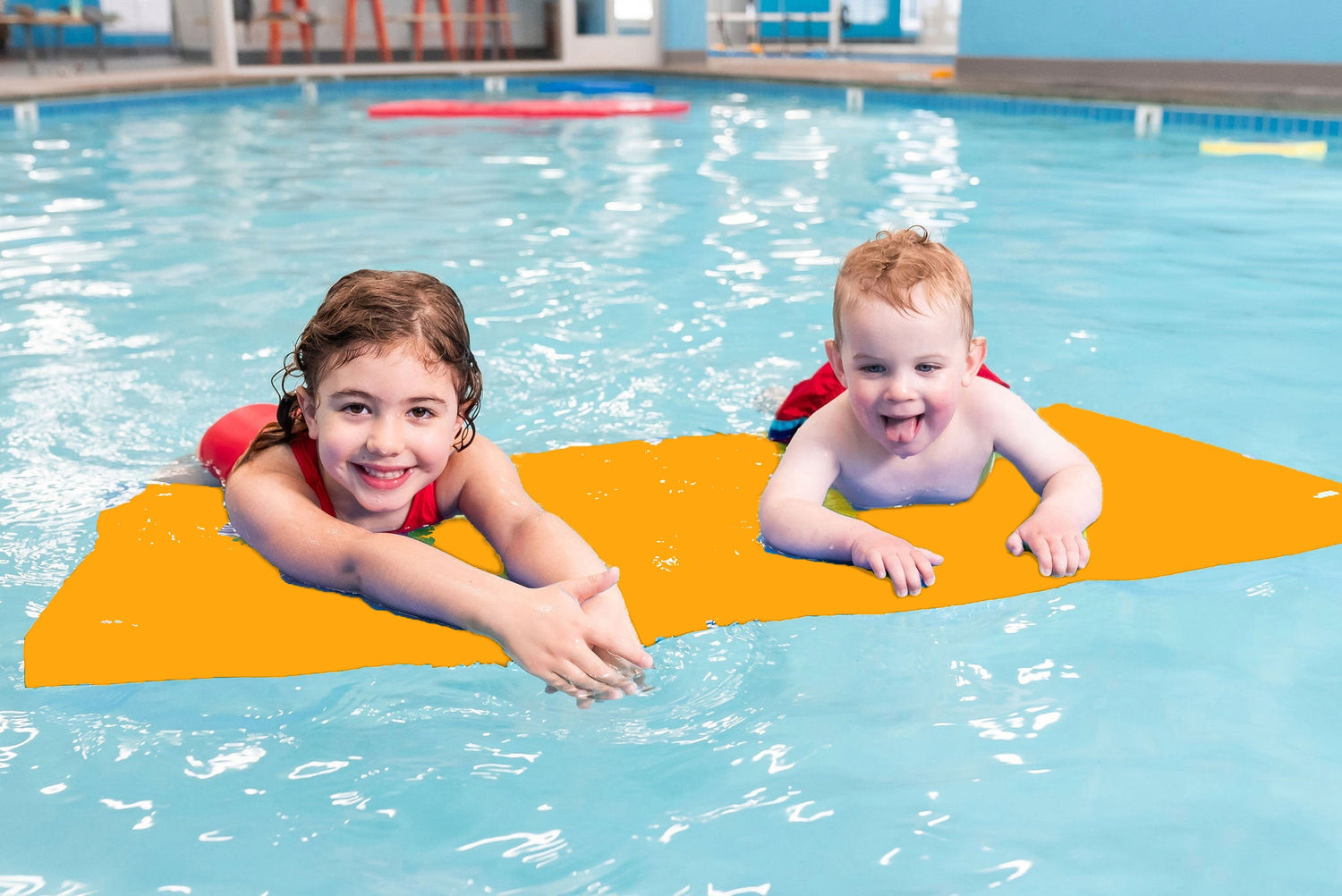 Rectangular Foam Floating Mat, Made in USA