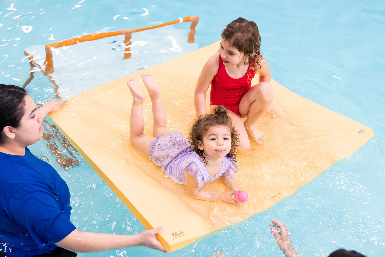 Aquamentor Rectangular Foam Floating Mat - Made in the USA - Durable Swim Training Aid