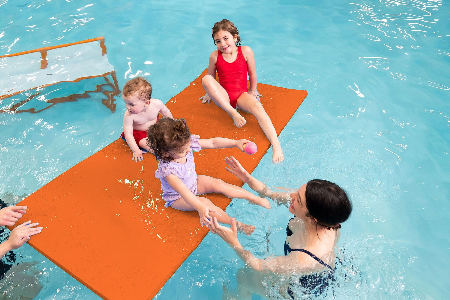 Rectangular Foam Floating Mat - Made in the USA - Durable Swim Training Aid