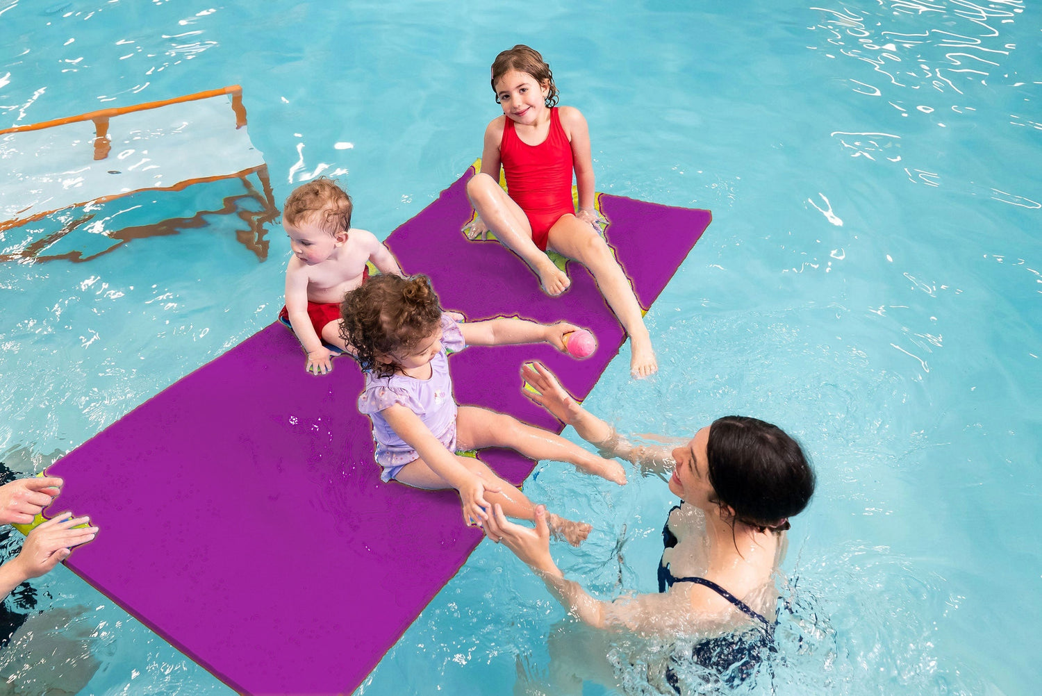 Rectangular Foam Floating Mat, Made in USA