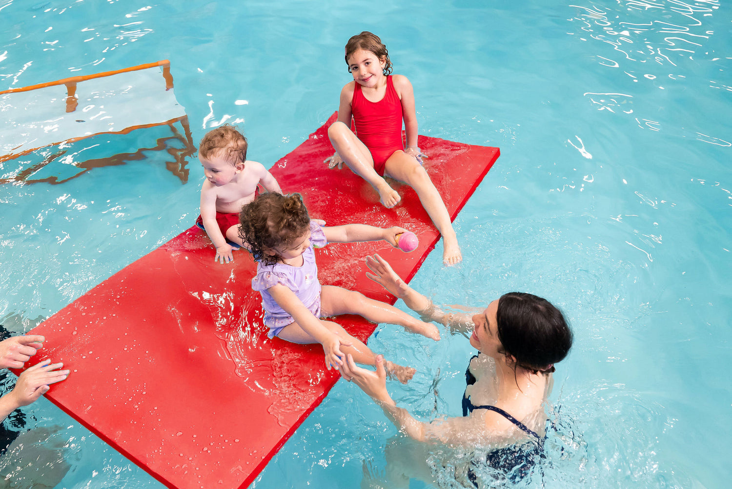 Aquamentor Rectangular Foam Floating Mat - Made in the USA - Durable Swim Training Aid