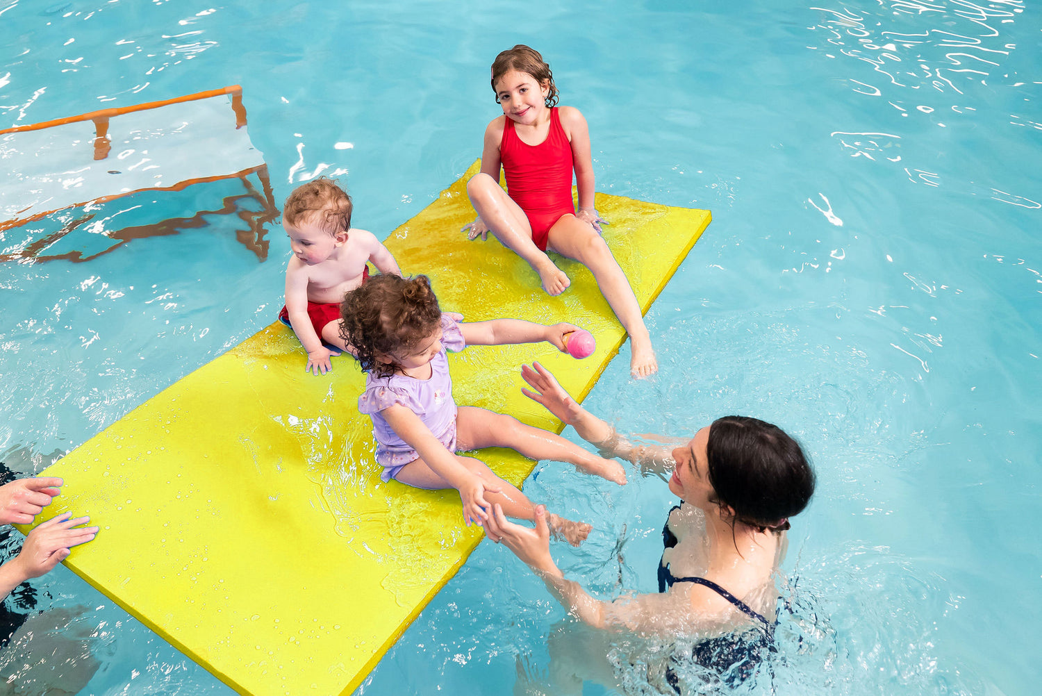 Aquamentor Rectangular Foam Floating Mat - Made in the USA - Durable Swim Training Aid