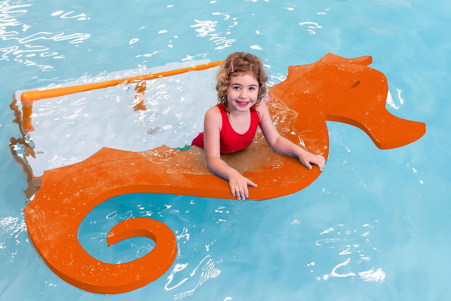 Johnny the Seahorse™ Foam Floating Mat – Made in the USA – Durable Swim Training Tool