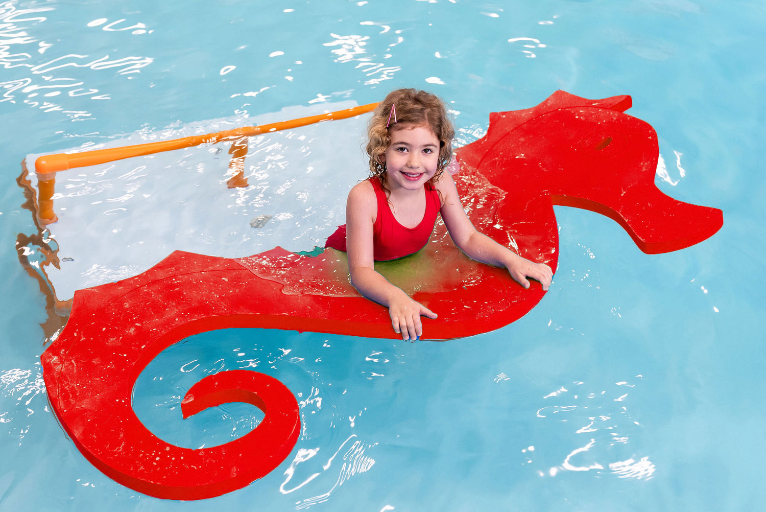 Johnny the Seahorse™ Foam Floating Mat – Made in the USA – Durable Swim Training Tool