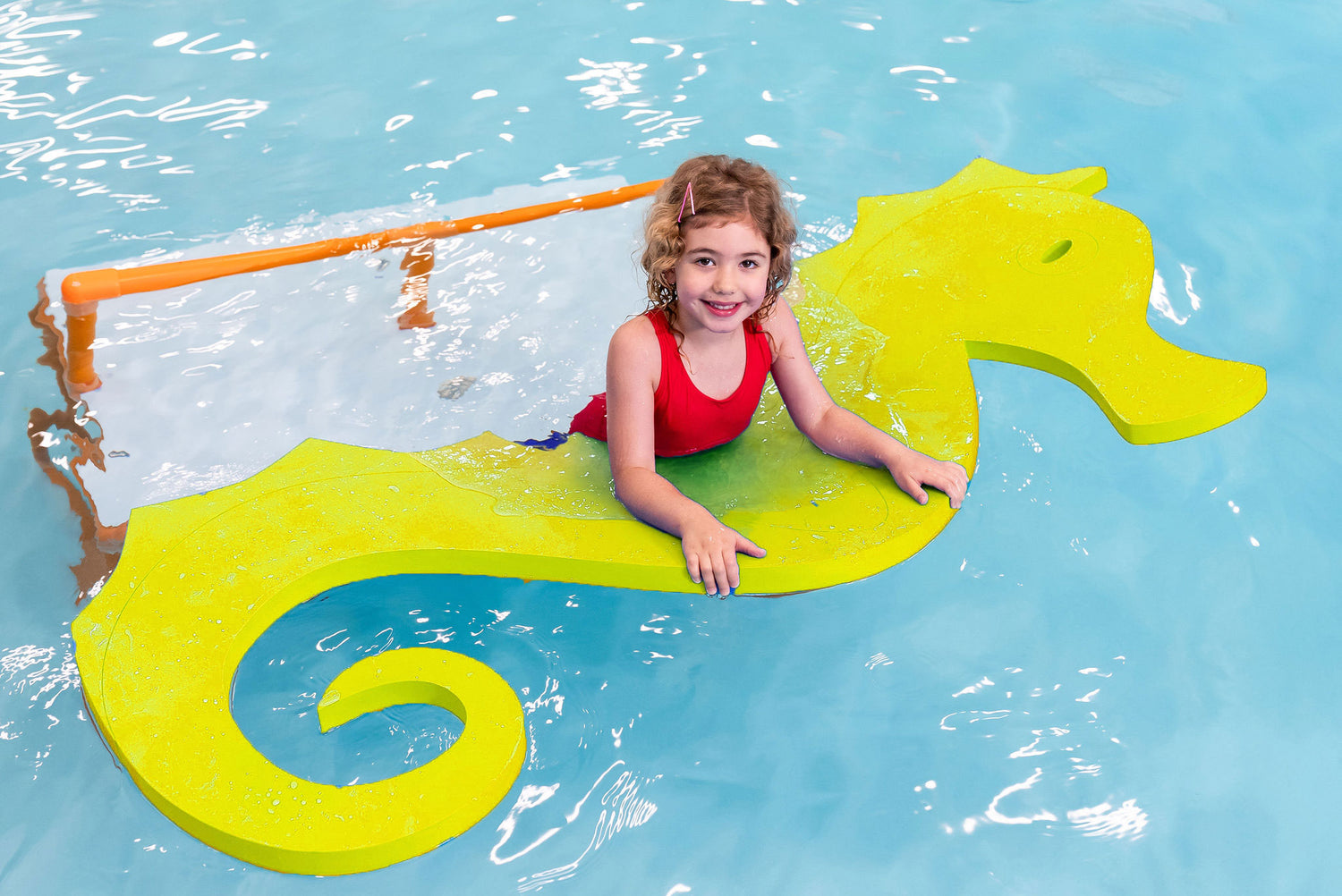 Johnny the Seahorse™ Foam Floating Mat – Made in the USA – Durable Swim Training Tool