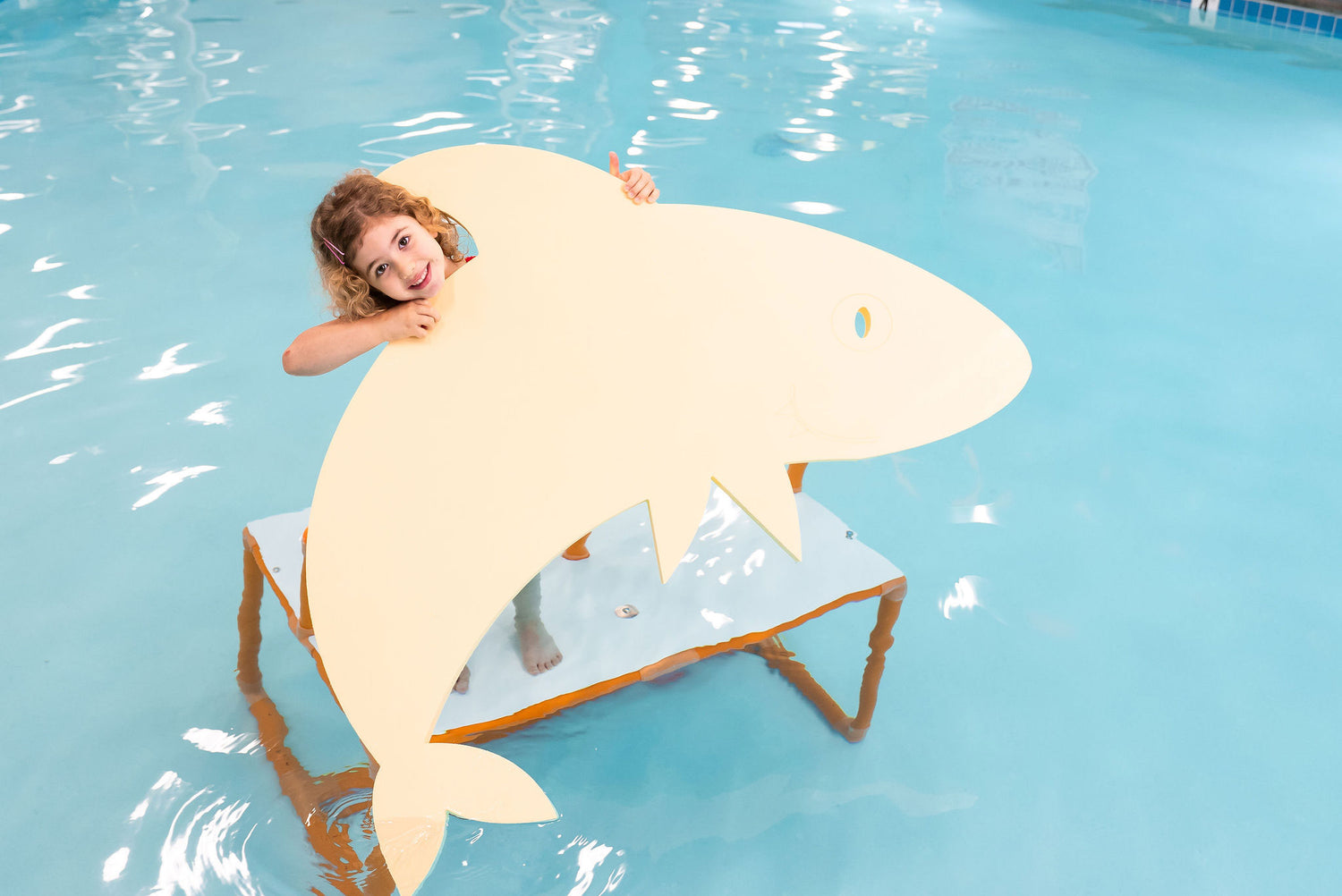 Max the Shark™ Foam Floating Mat – Made in the USA - Durable Swim Training Aid