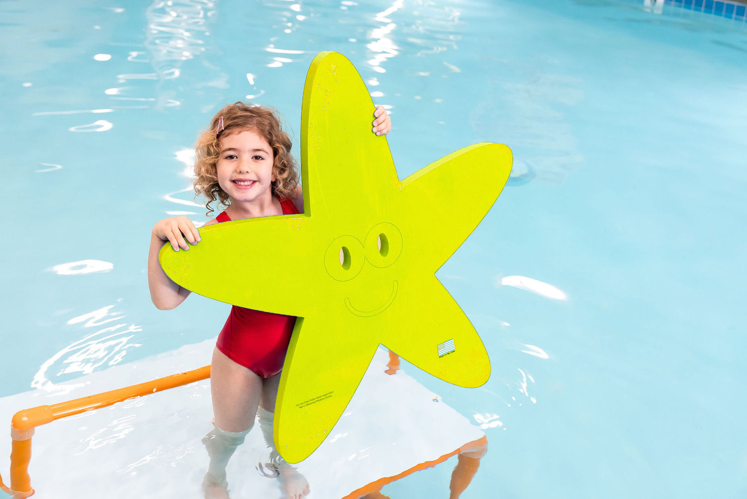 Susan the Starfish™ Foam Floating Mat – Made in the USA - Durable Swim Training Aid