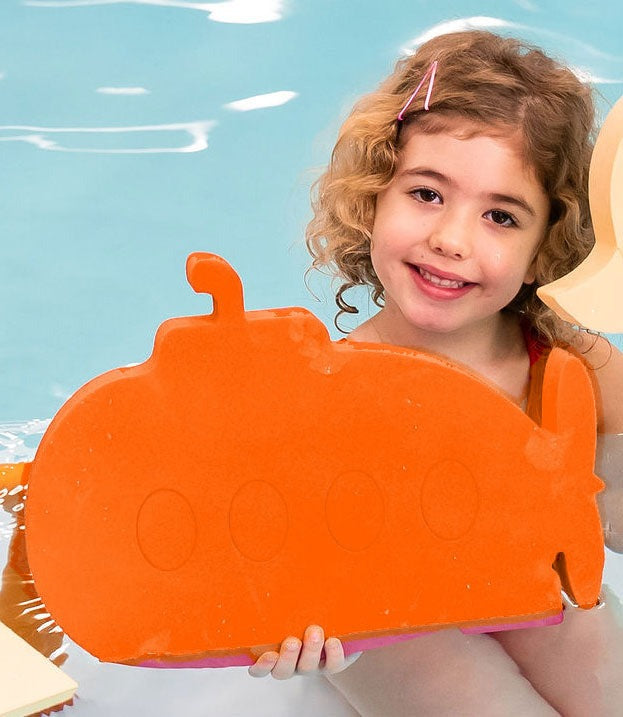 Aquamentor Sam's Submarine™ Foam Floating Mat – Made in the USA – Durable Swim Training Aid